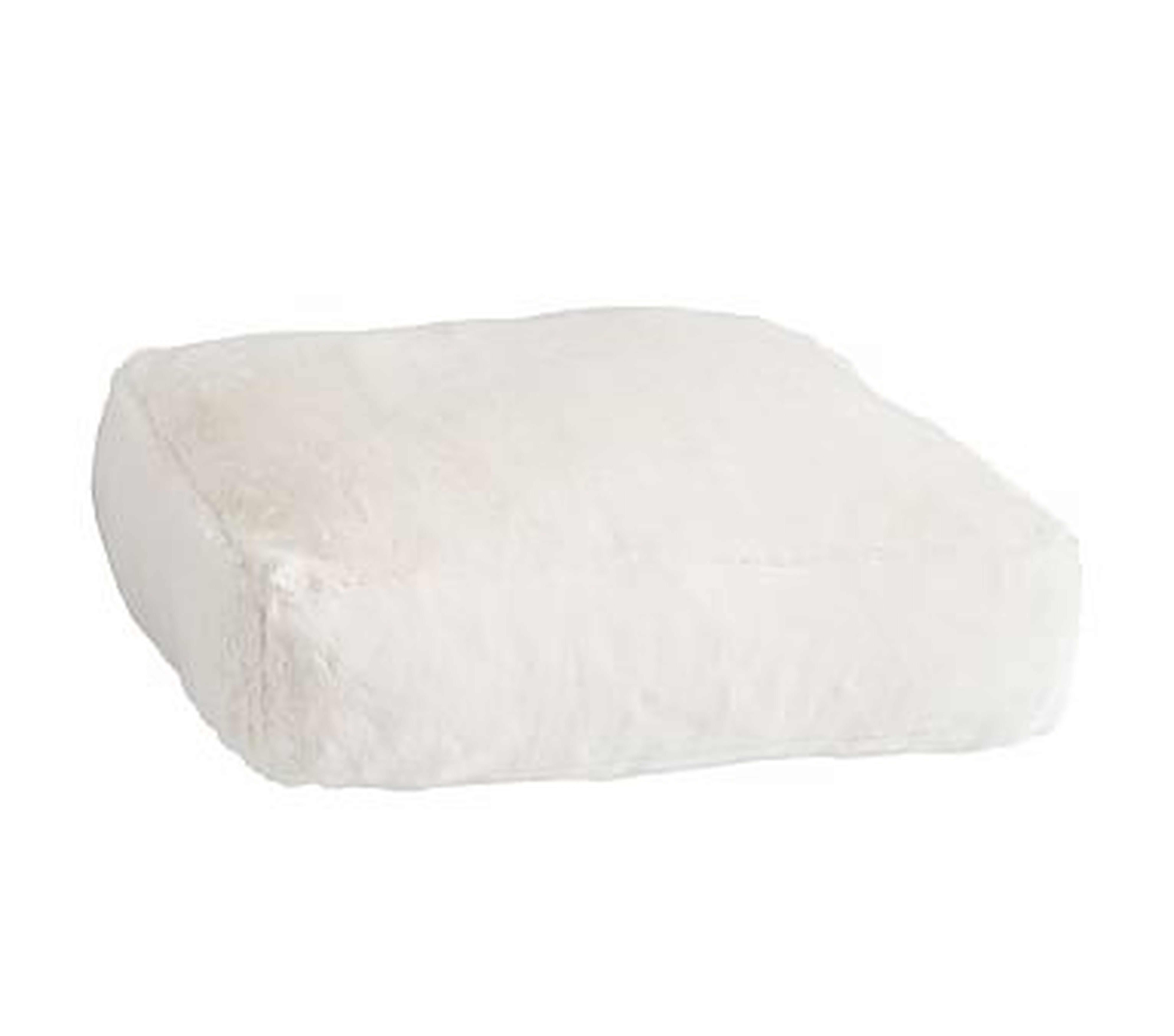 Fur Floor Pillow, Ivory Fur - Pottery Barn Kids