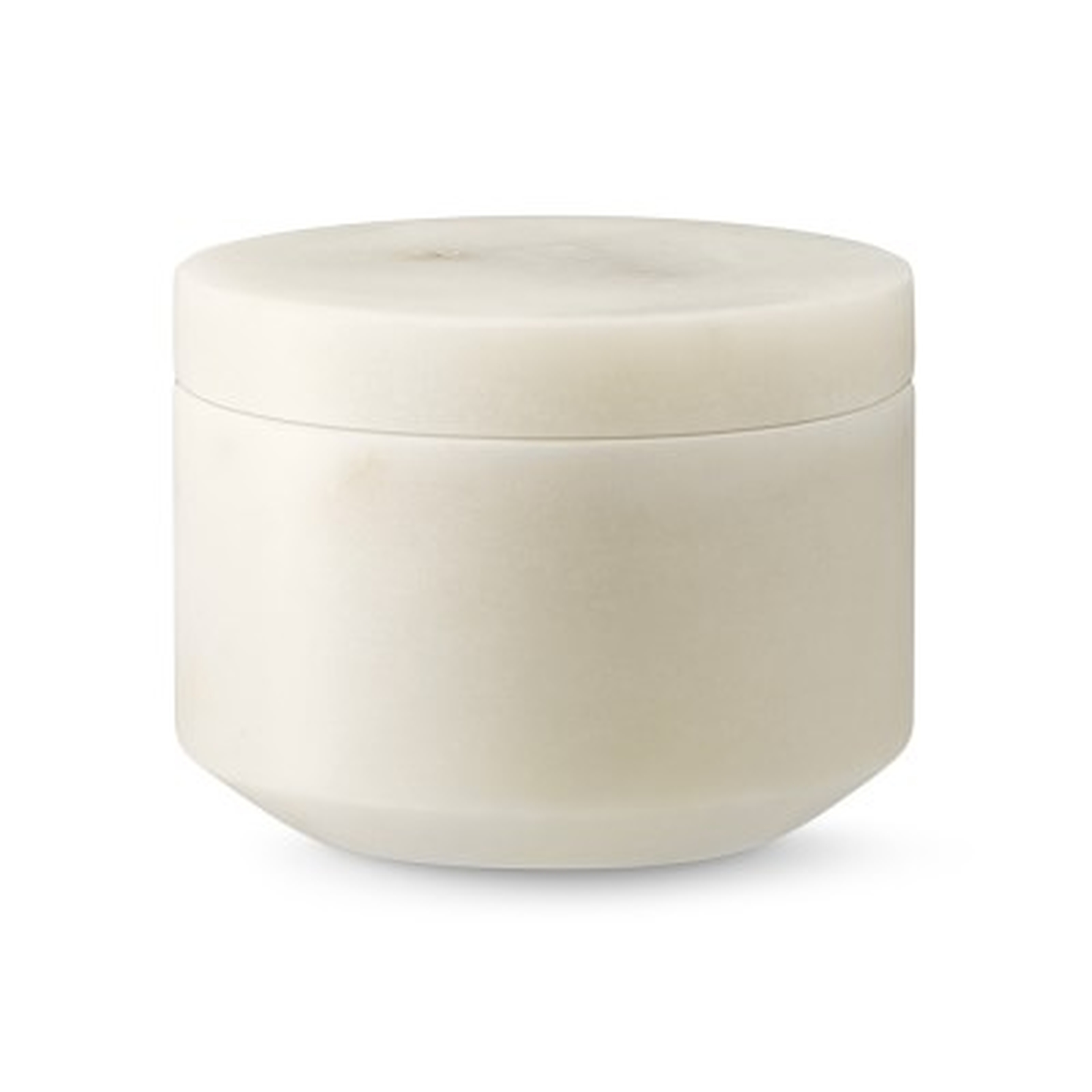 White Marble Stacking Spice Canister - Williams Sonoma