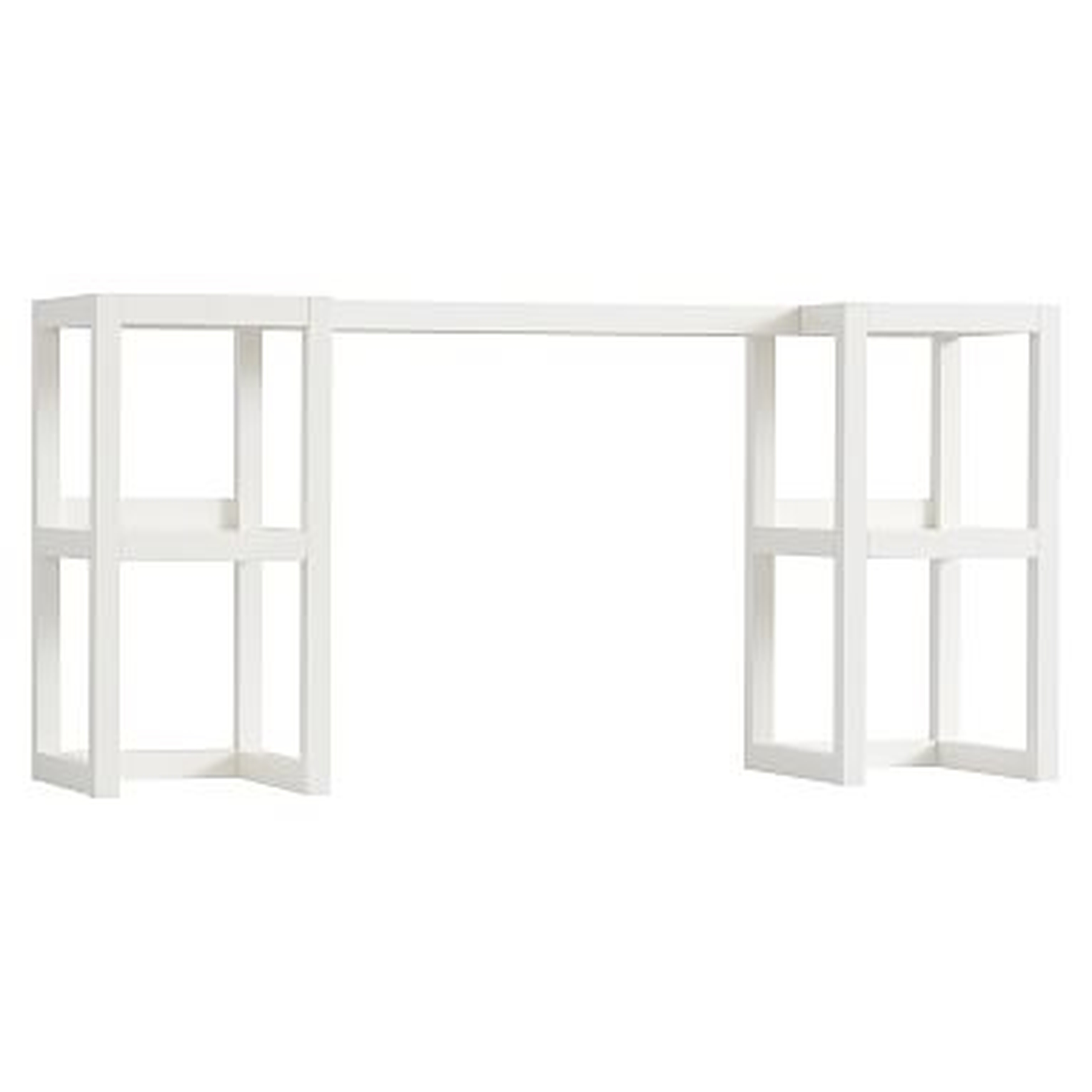 Austin Desk Hutch, Water-Based Simply White - Pottery Barn Teen