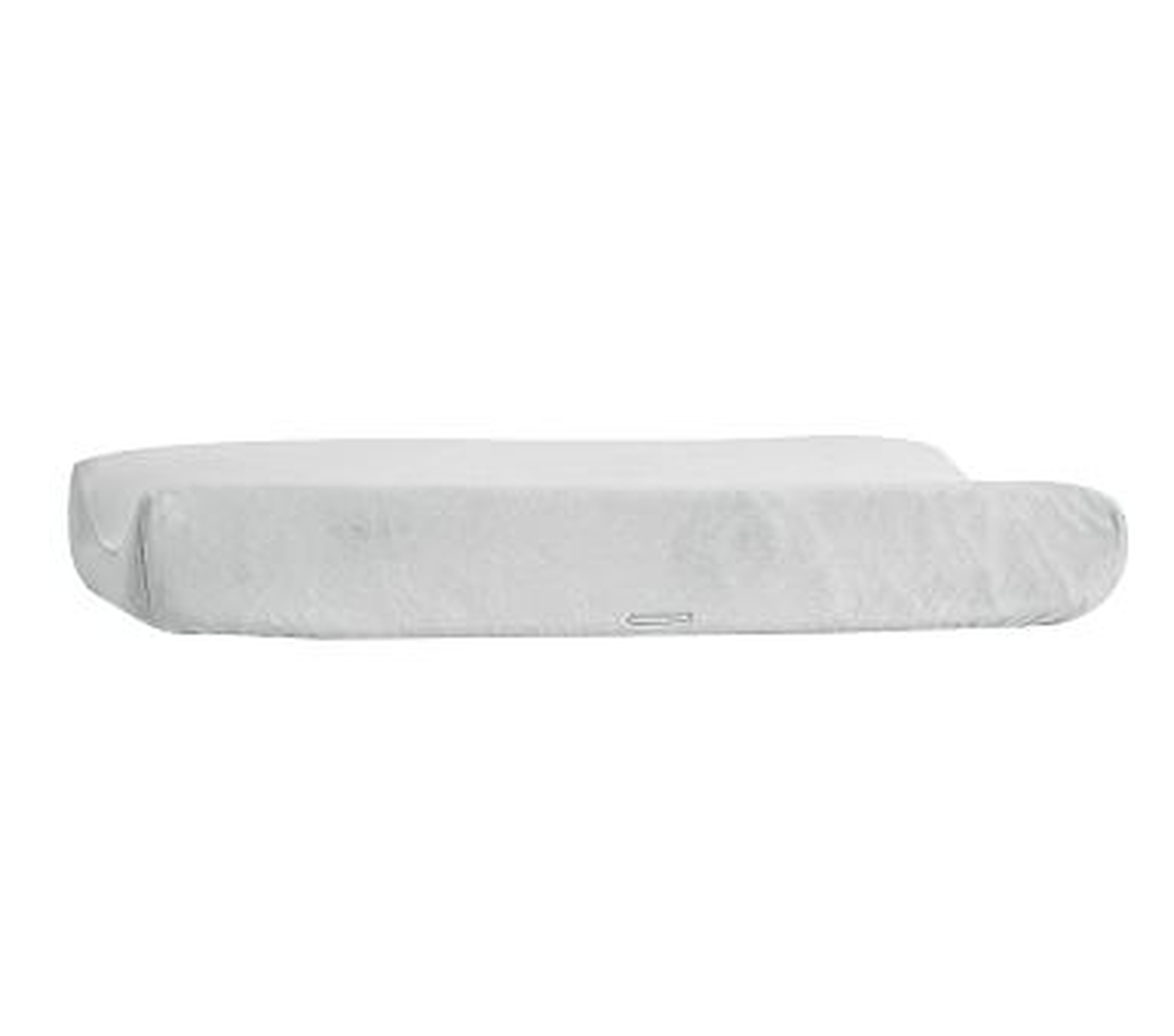 Luxe Chamois Changing Pad Cover, Changing, Gray - Pottery Barn Kids