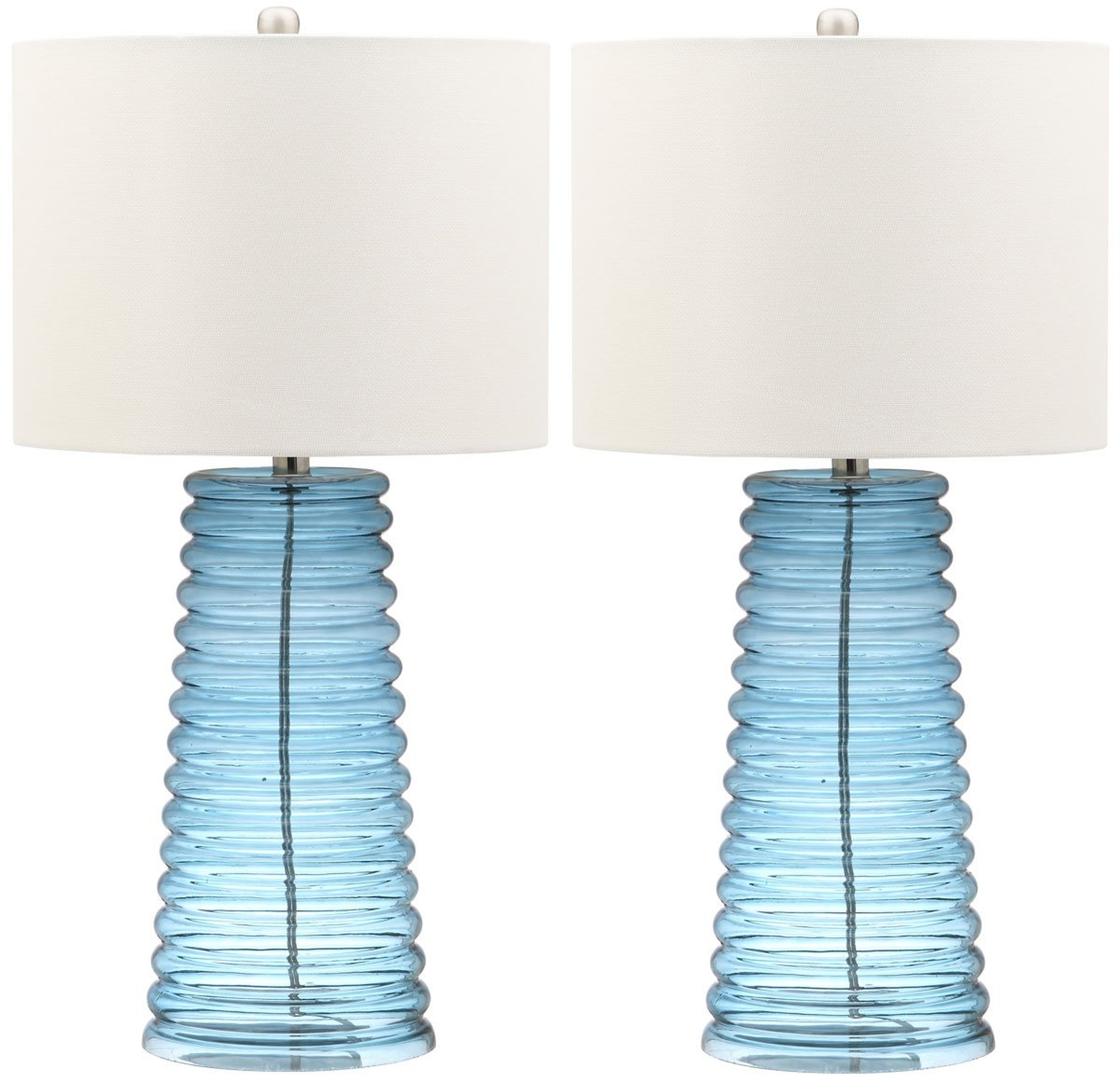 Yantley 28-Inch H Table Lamp - Blue - Arlo Home - Arlo Home