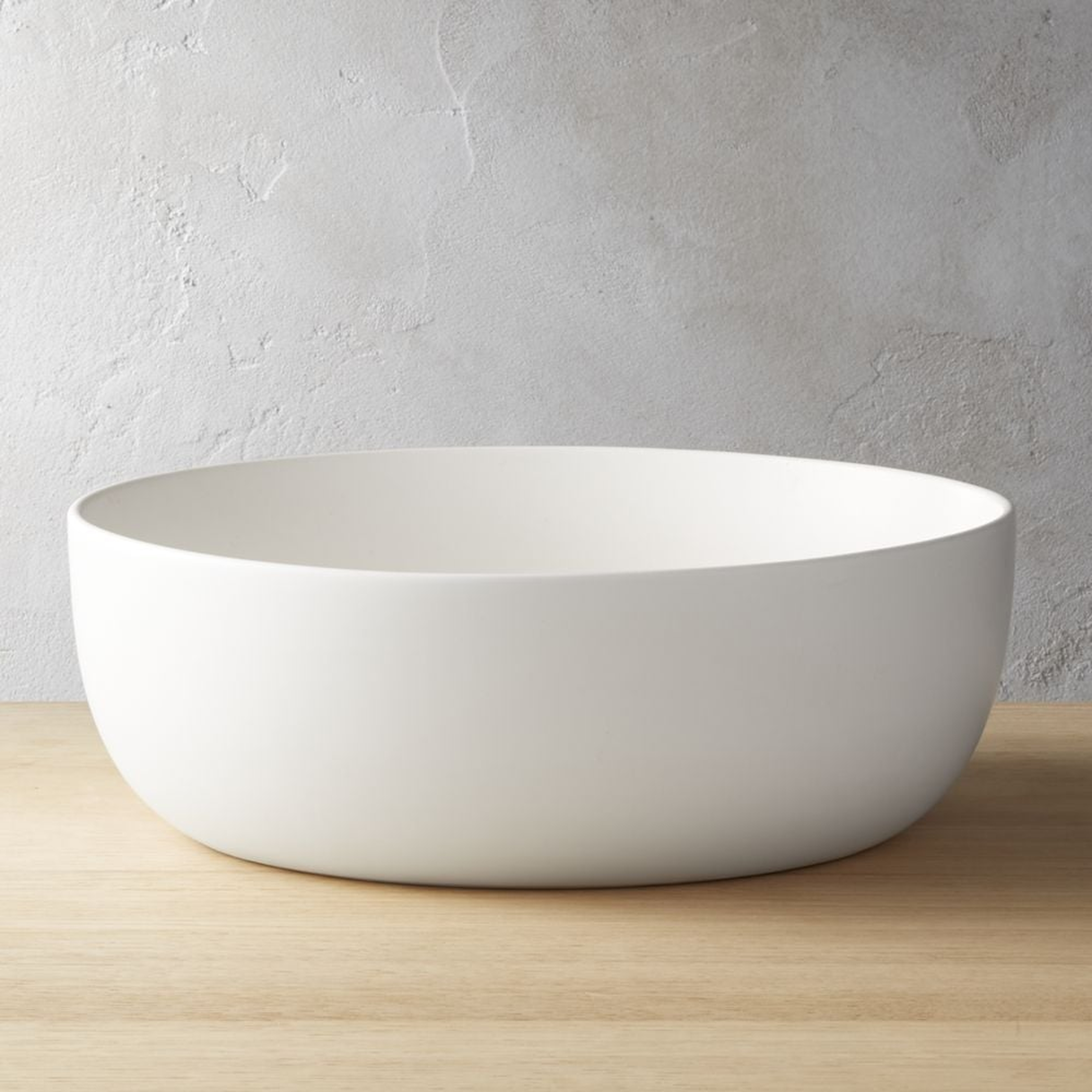 Crisp Matte White Serving Bowl - CB2
