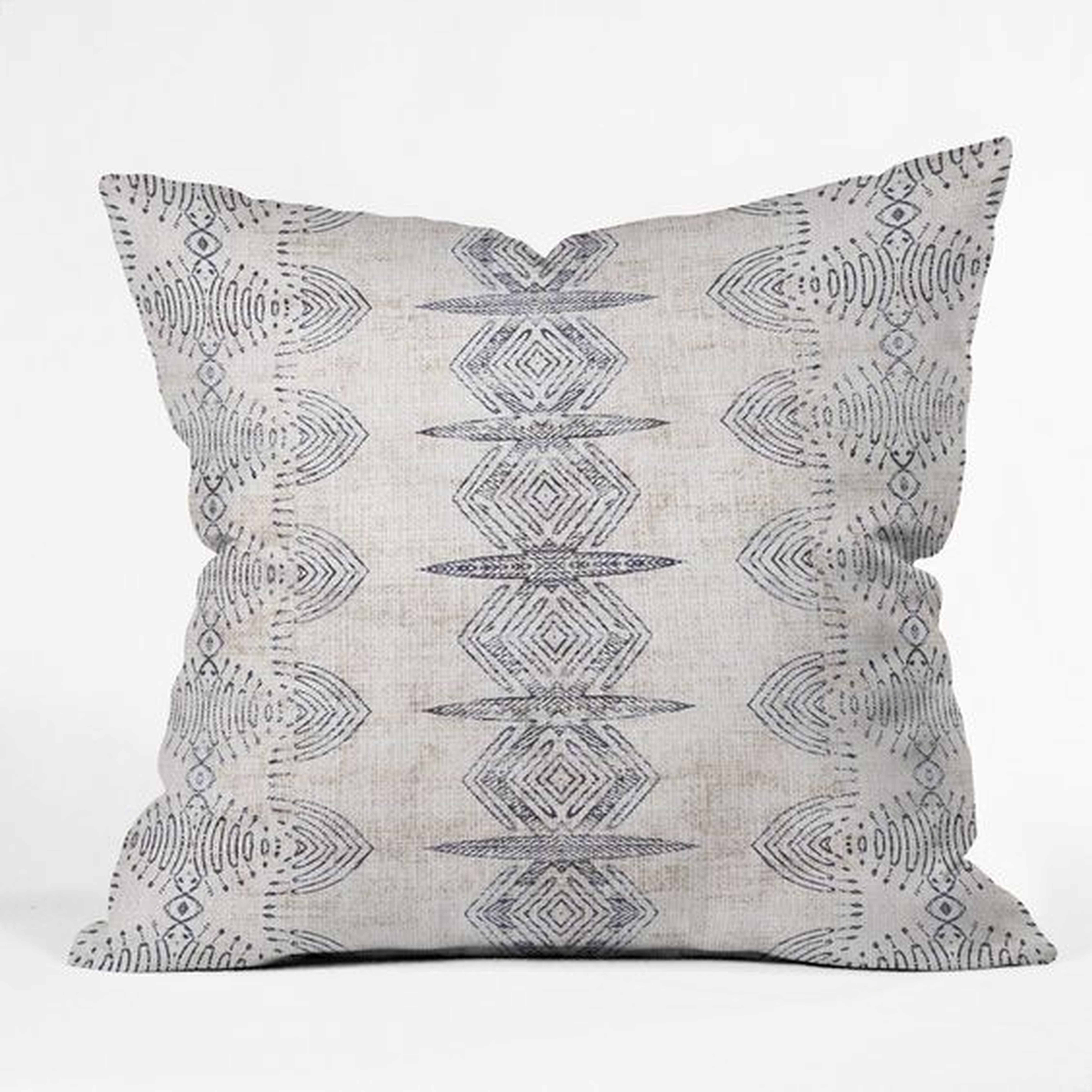 FRENCH LINEN ERIS Throw Pillow -18"x18"-With insert - Wander Print Co.