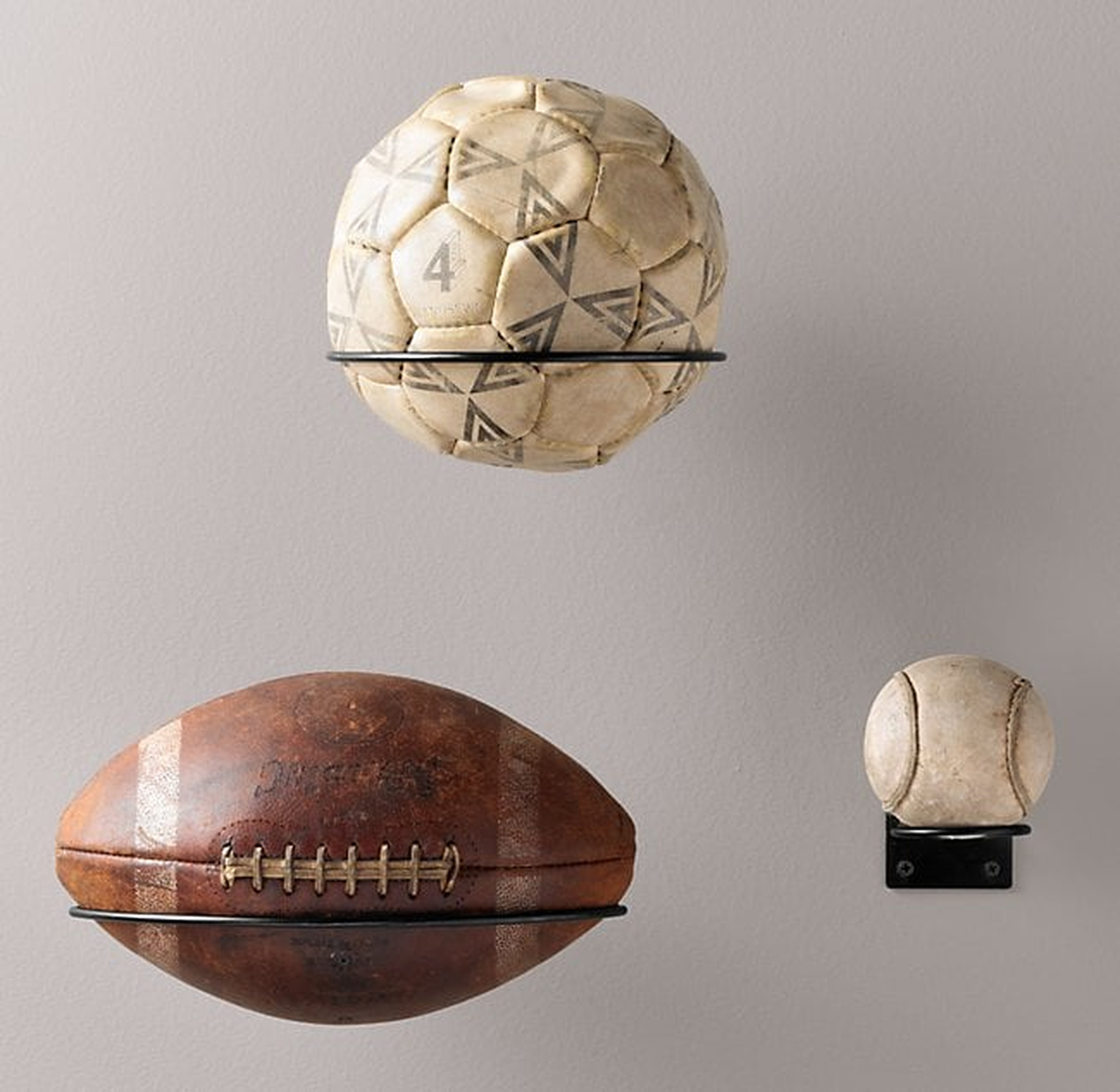 SPORTS BALL DISPLAY RACKS - football - RH Baby & Child