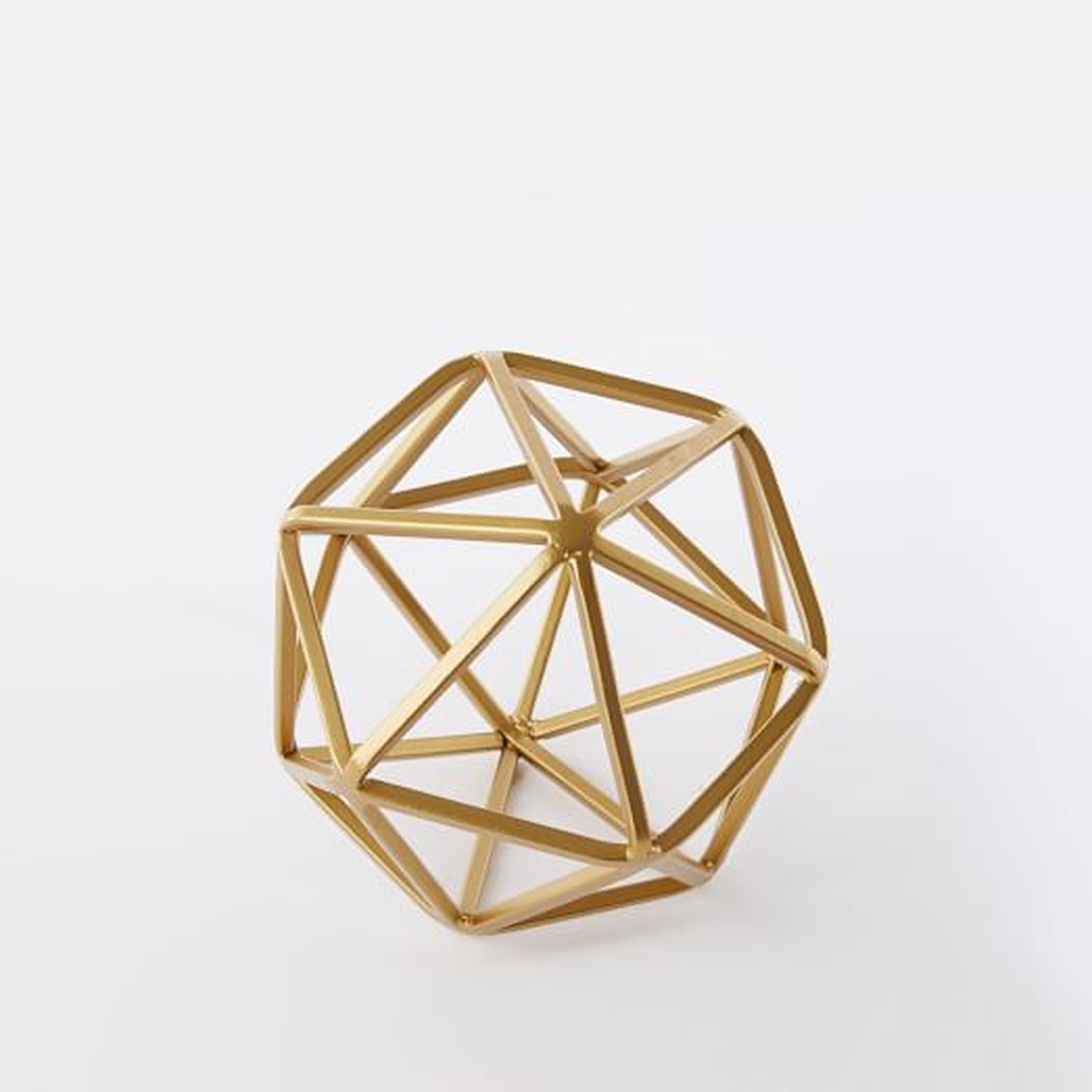 Symmetry Objects, Small Octahedron, Copper - West Elm