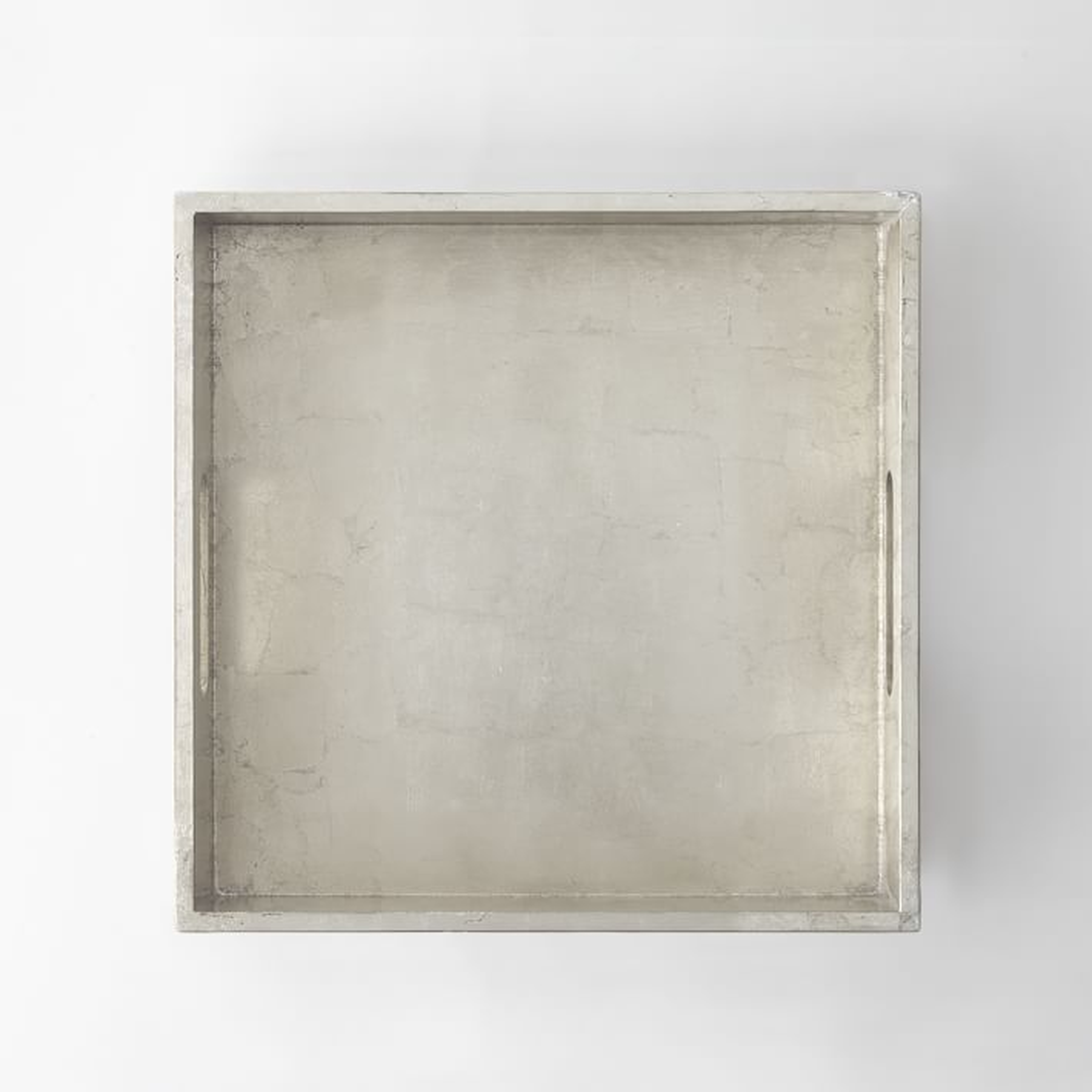 Lacquer Trays - Square Silver - West Elm