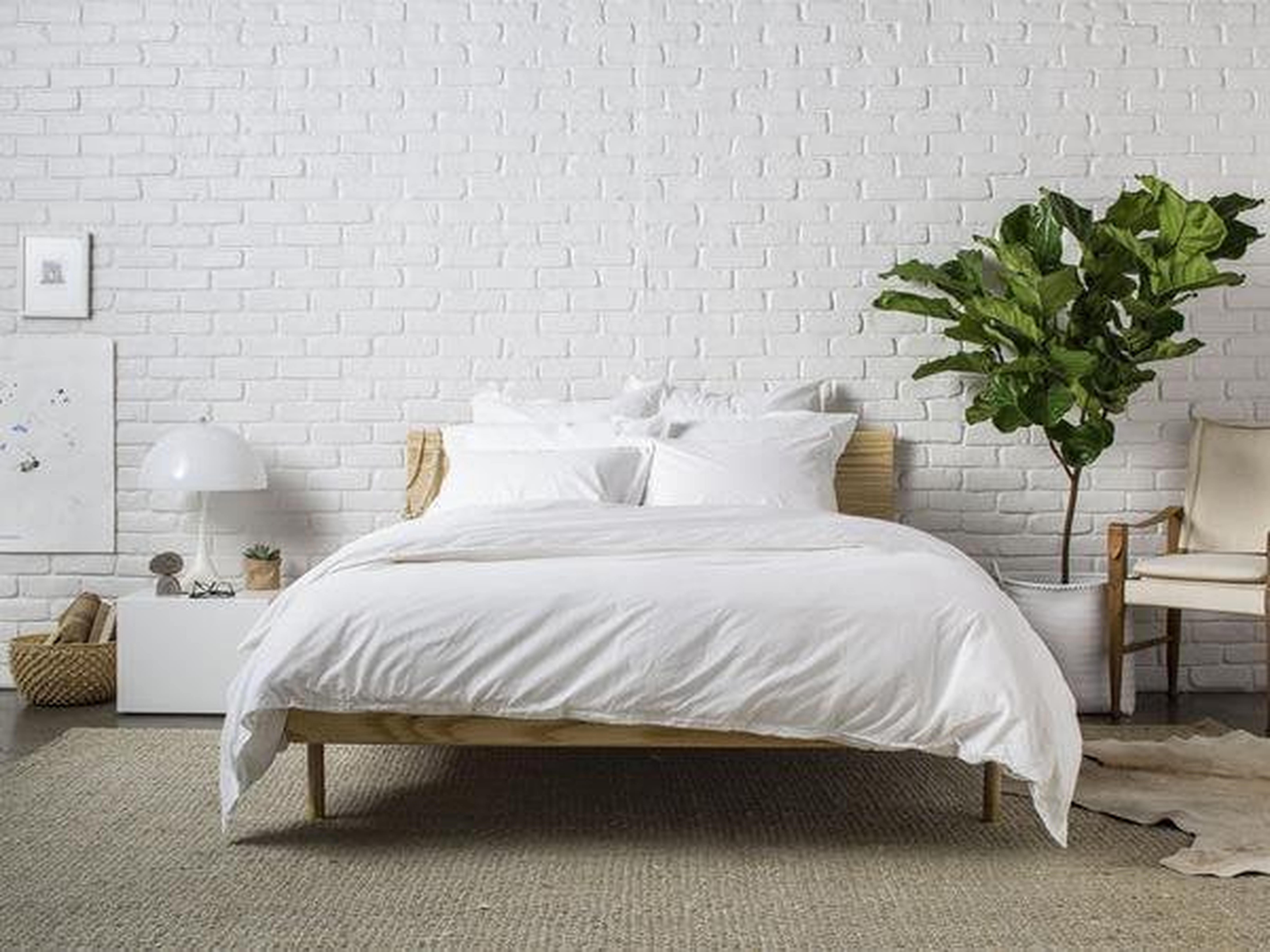 Parachute Sheet Set, King, White - Parachute