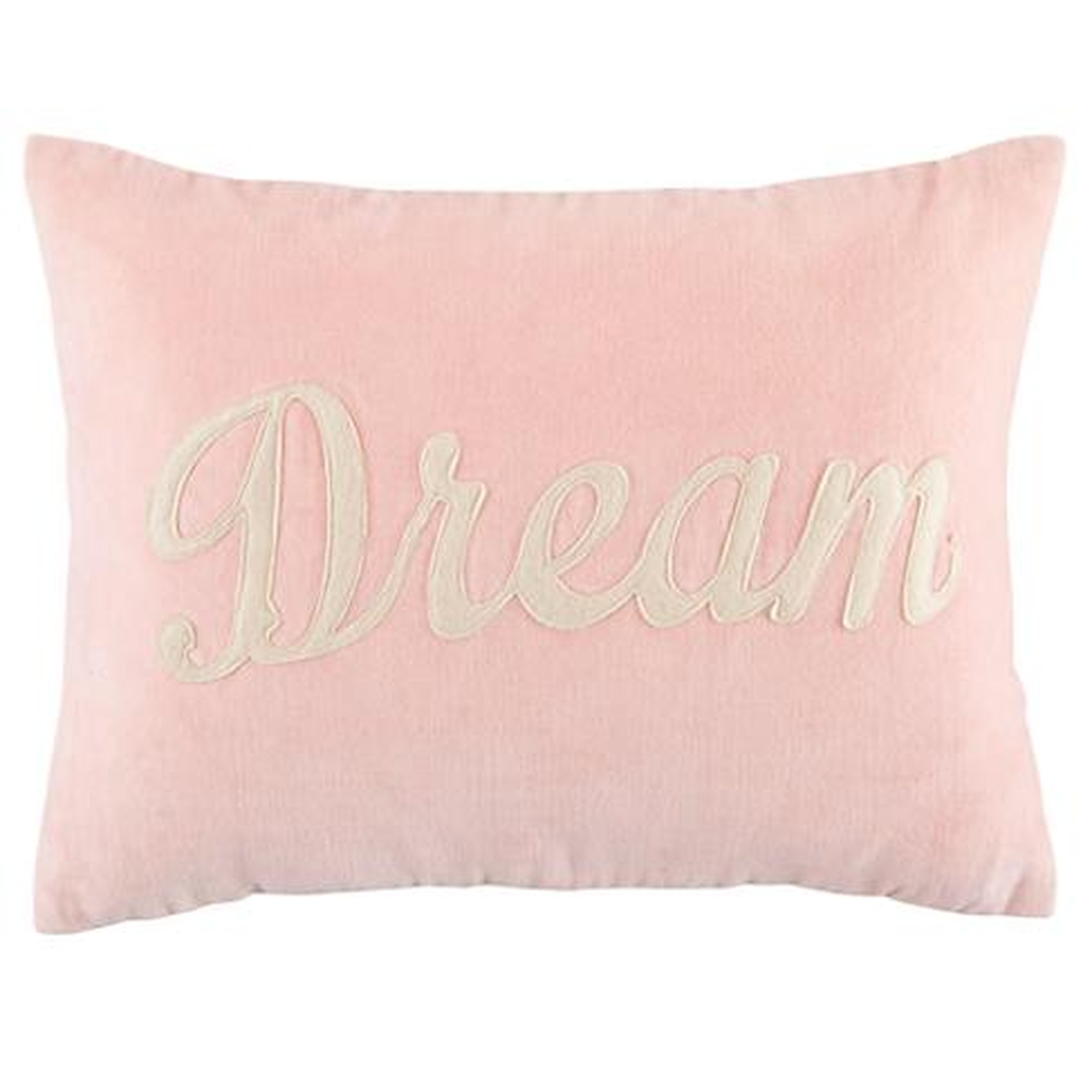 Pink Dream Throw Pillow - With Insert - Crate and Barrel