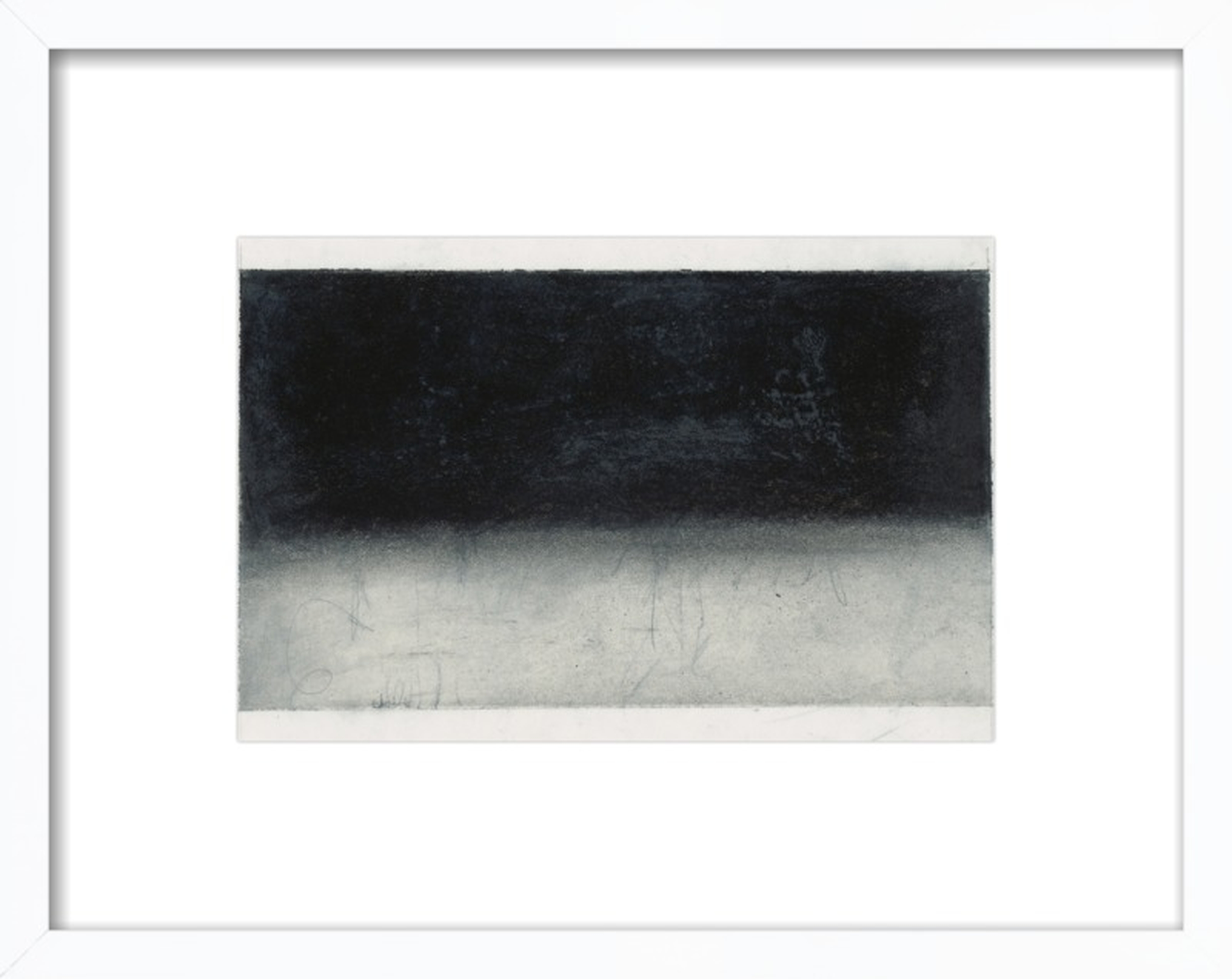 Slumber - 25x19" - White Wood Frame with Matte - Artfully Walls