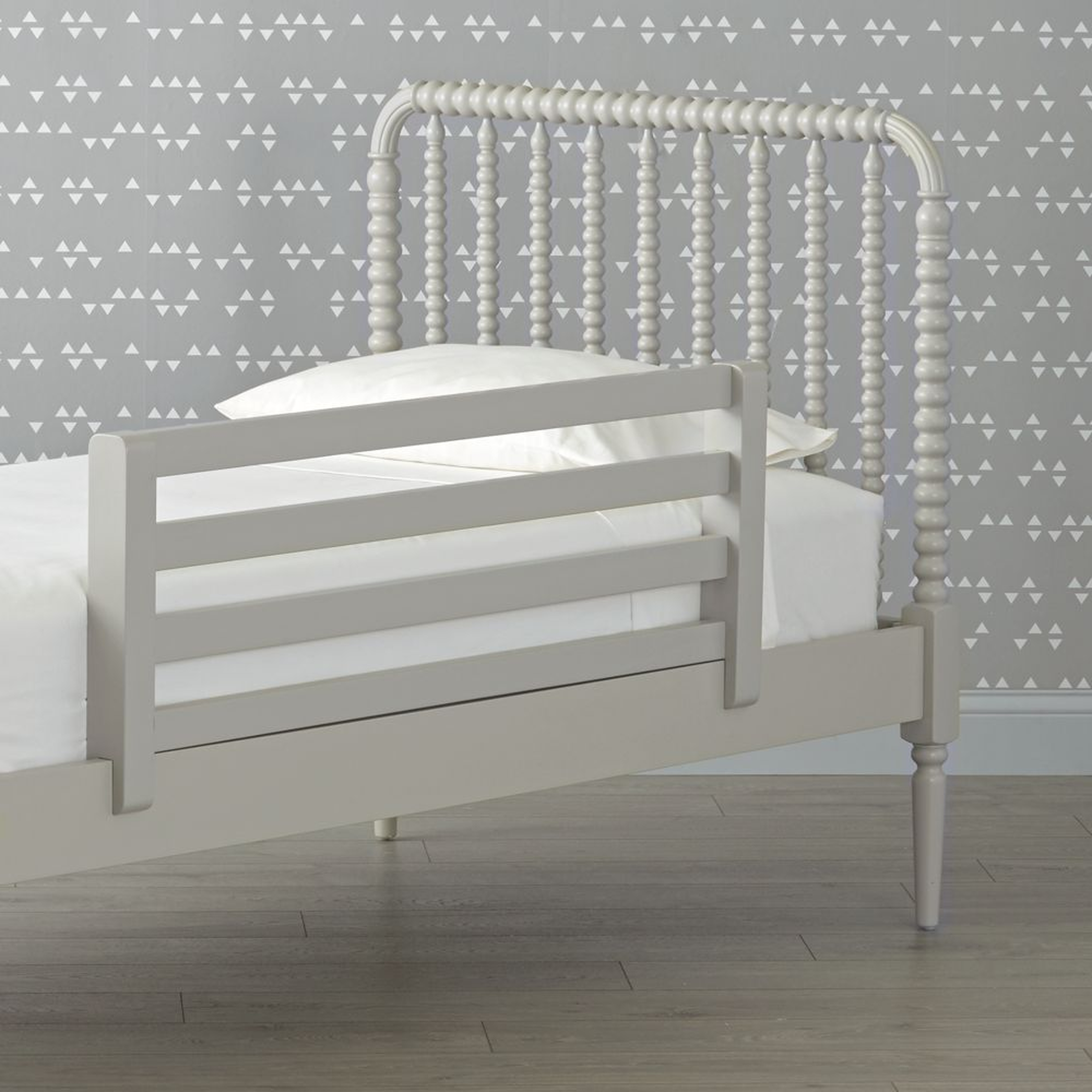 Jenny Lind Grey Kids Bed Rail - Crate and Barrel