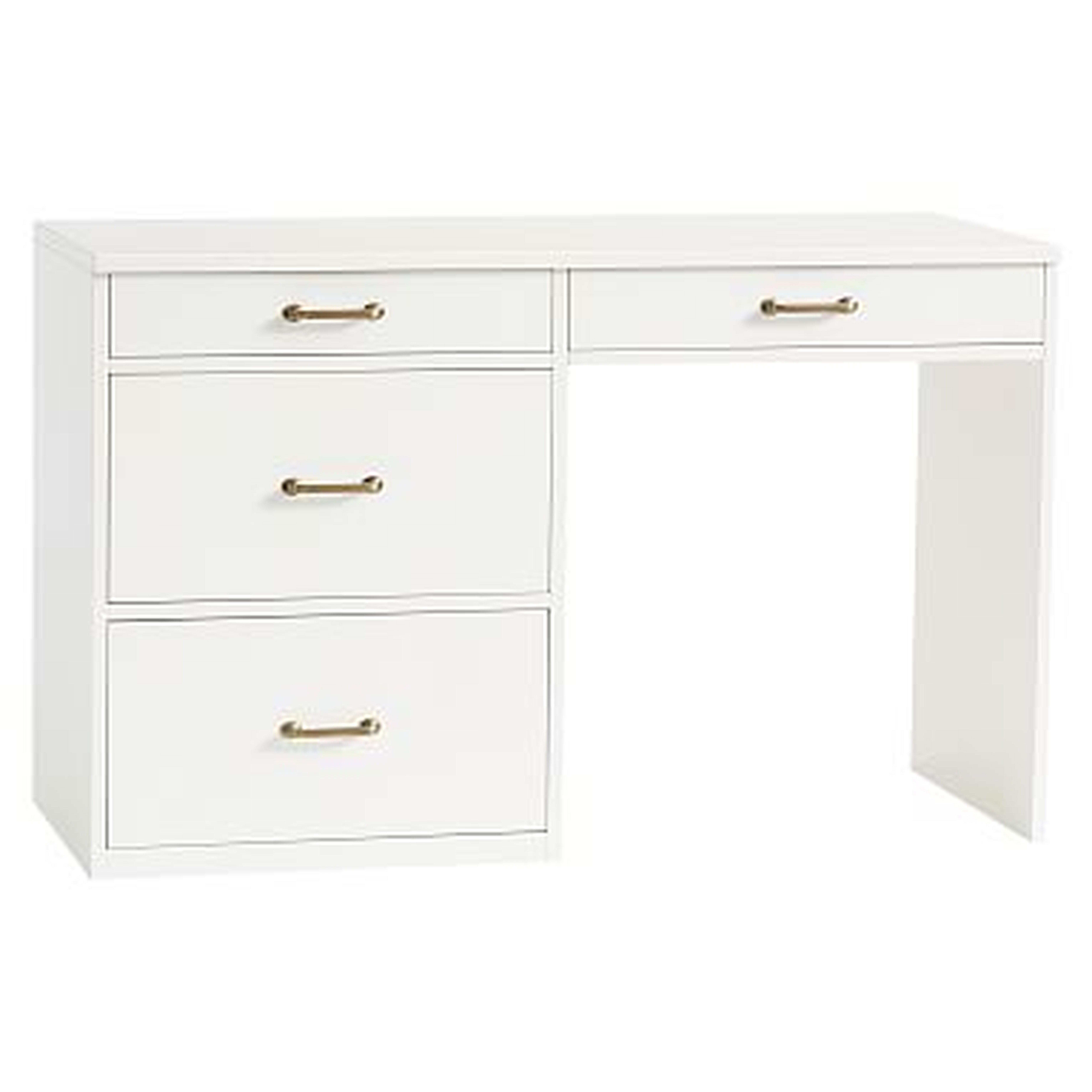 Waverly Desk, Water-Based Simply White - Pottery Barn Teen