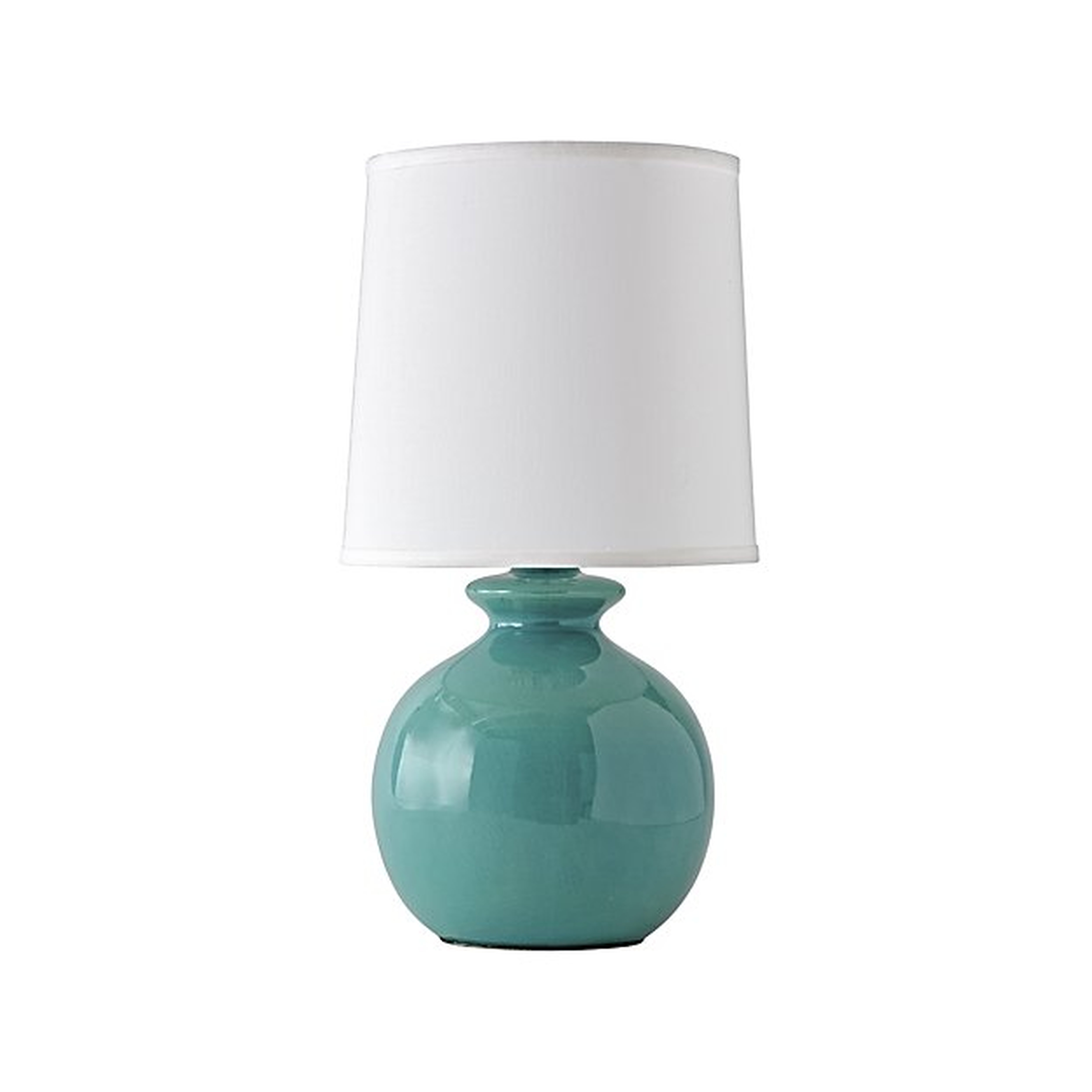 Gumball Teal Table Lamp - Crate and Barrel