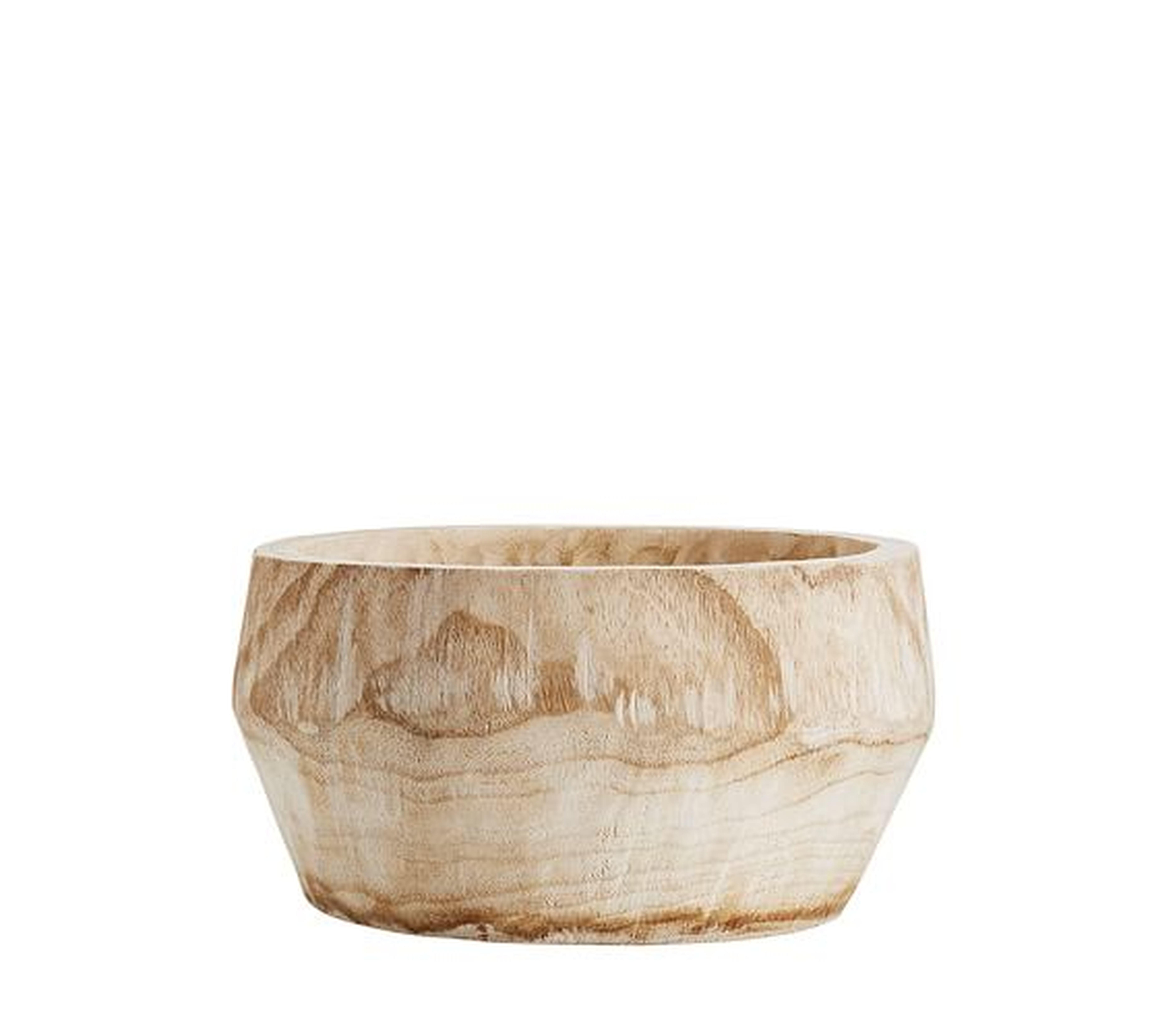 Paulownia Wood Vase, Small - Pottery Barn