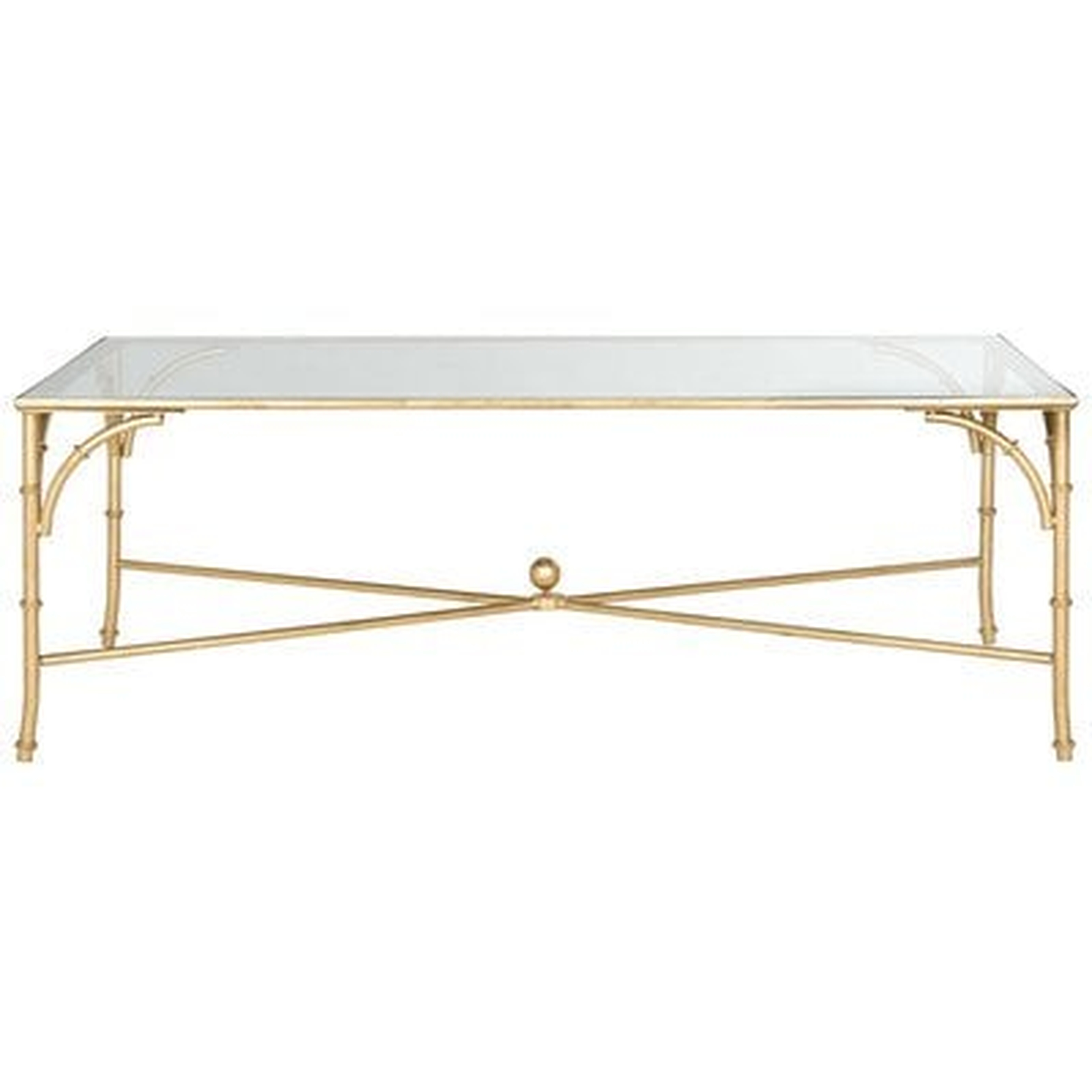 Maurice Coffee Table - Gold - Safavieh - Safavieh