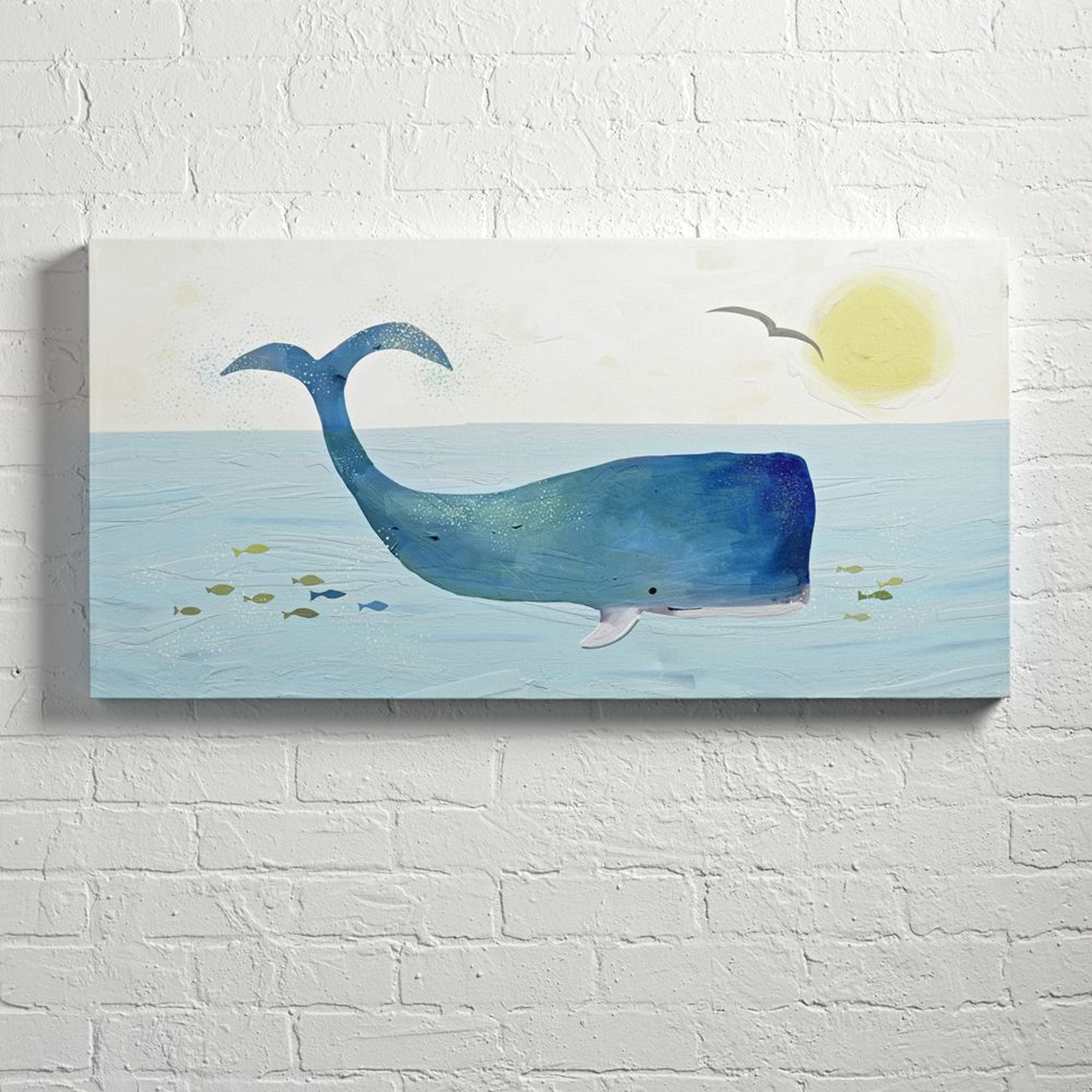 Whale Wall Art - Crate and Barrel
