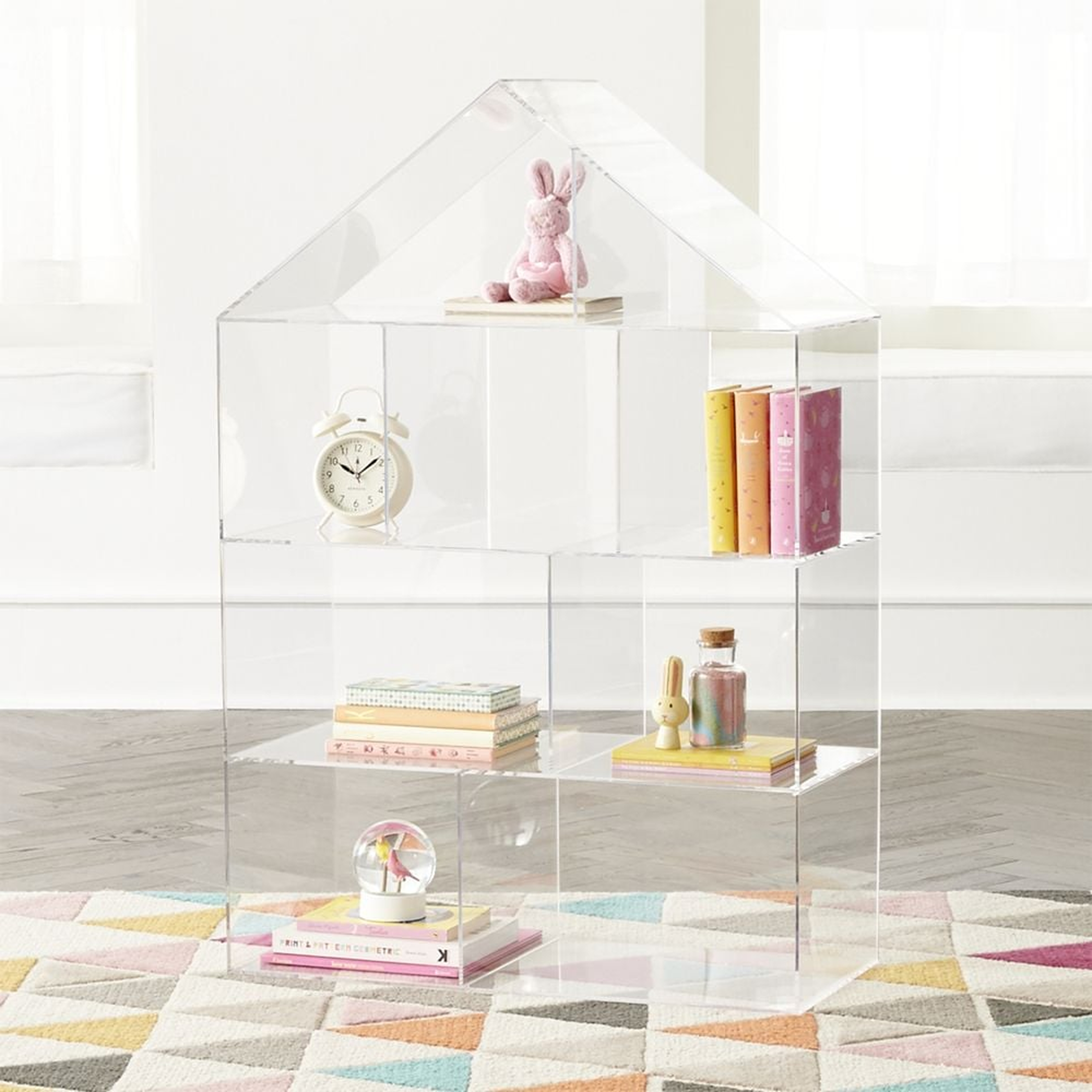 Acrylic House Bookcase - Crate and Barrel