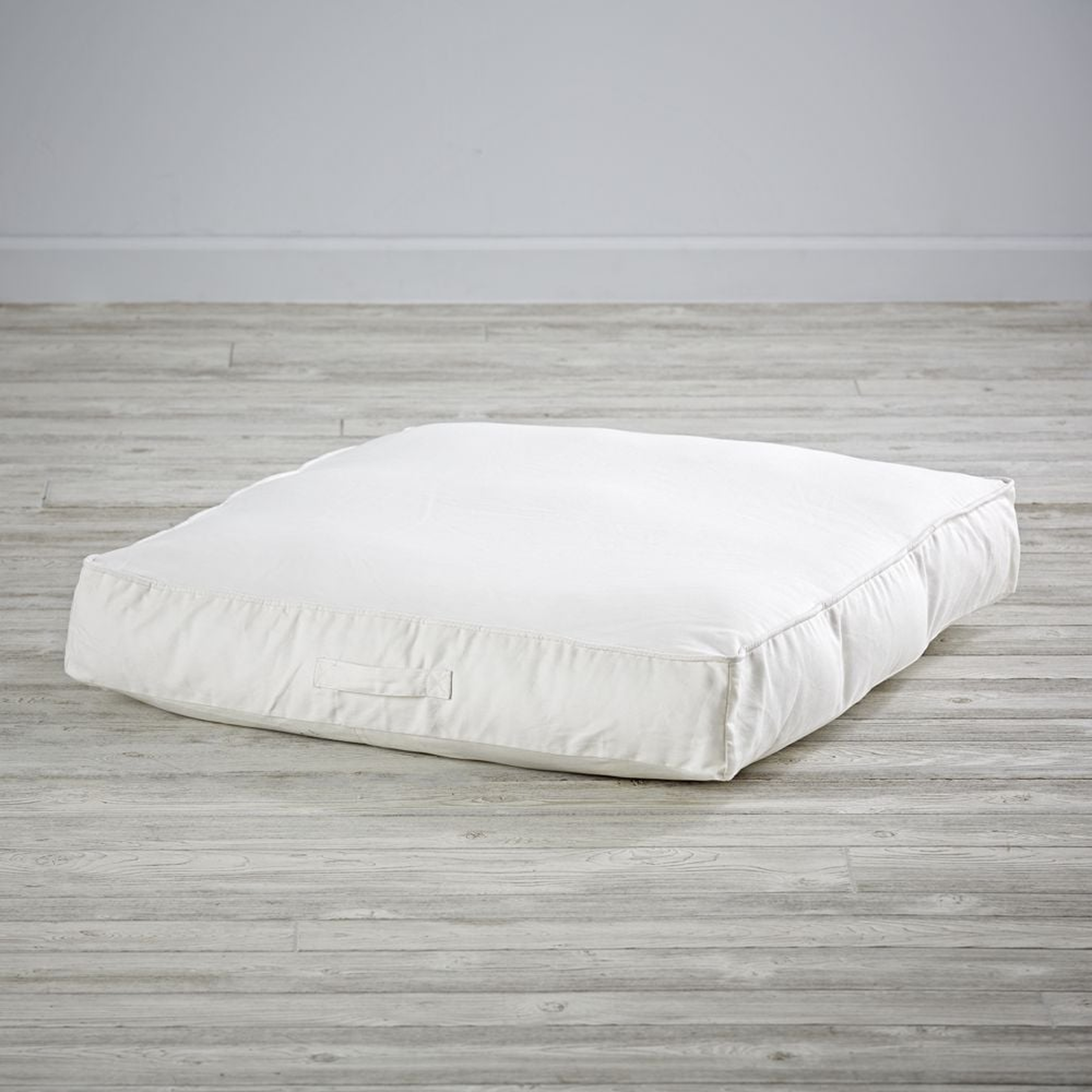 White Teepee Floor Cushion - Crate and Barrel