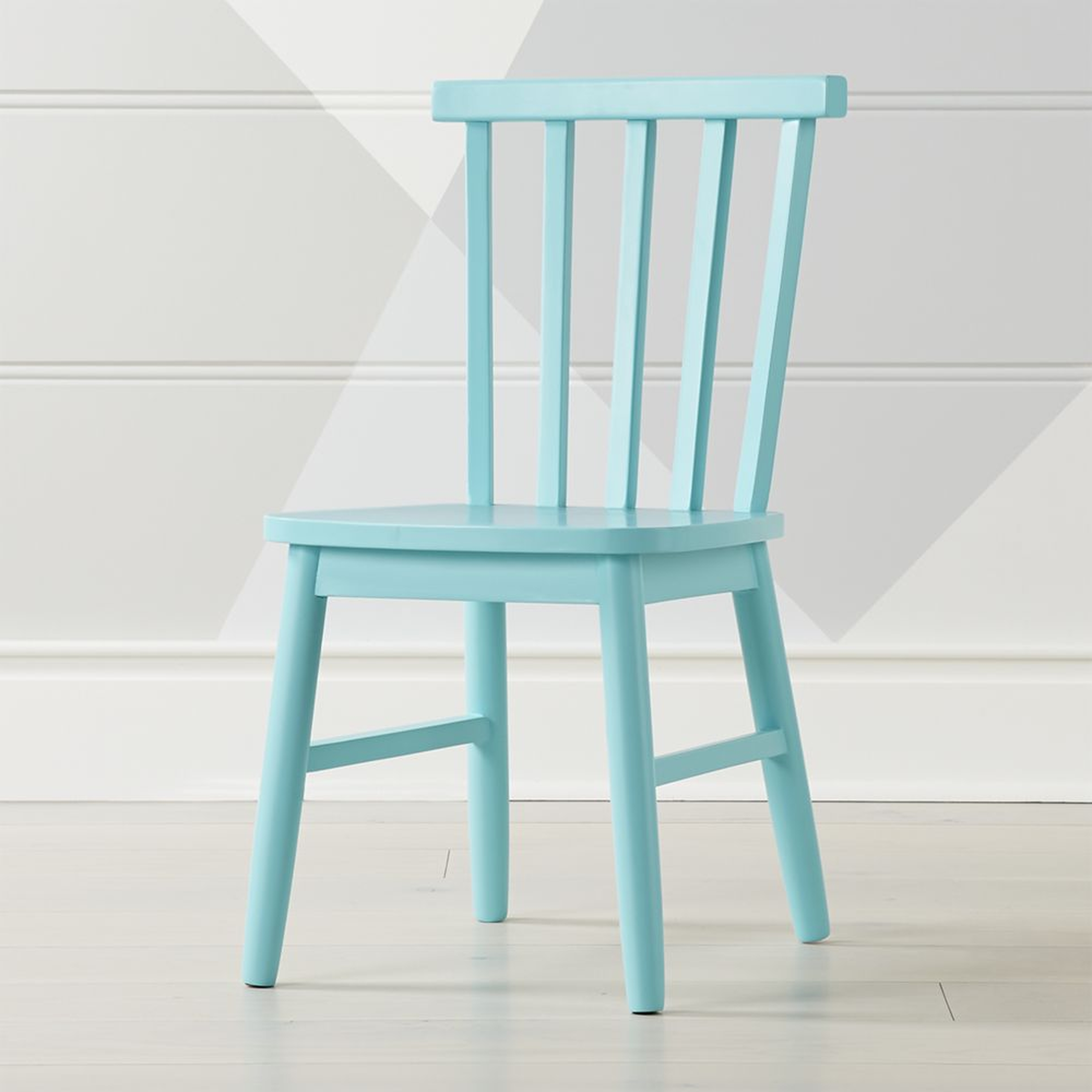Shore Light Blue Kids Chair - Crate and Barrel