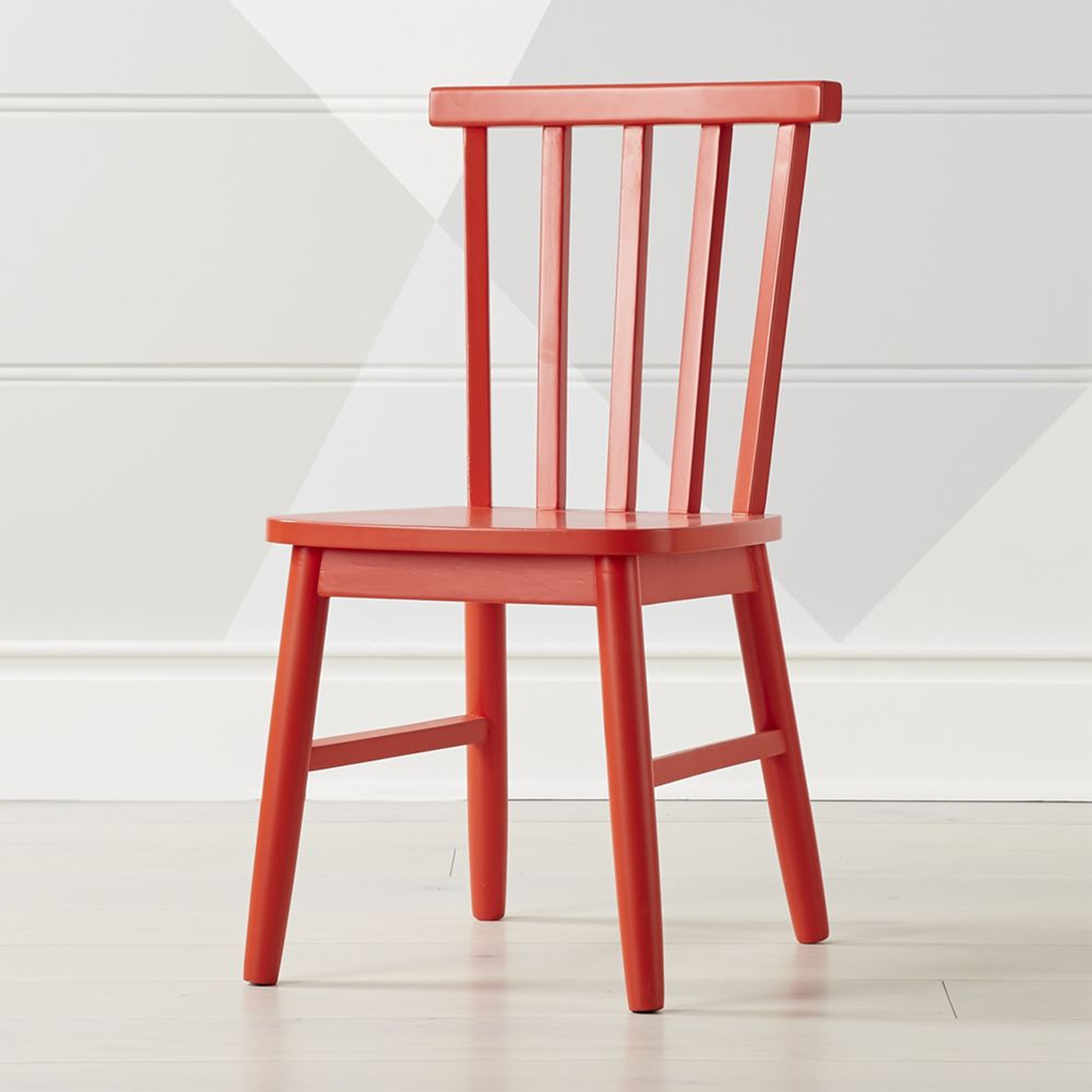 Shore Red Kids Chair - Crate and Barrel