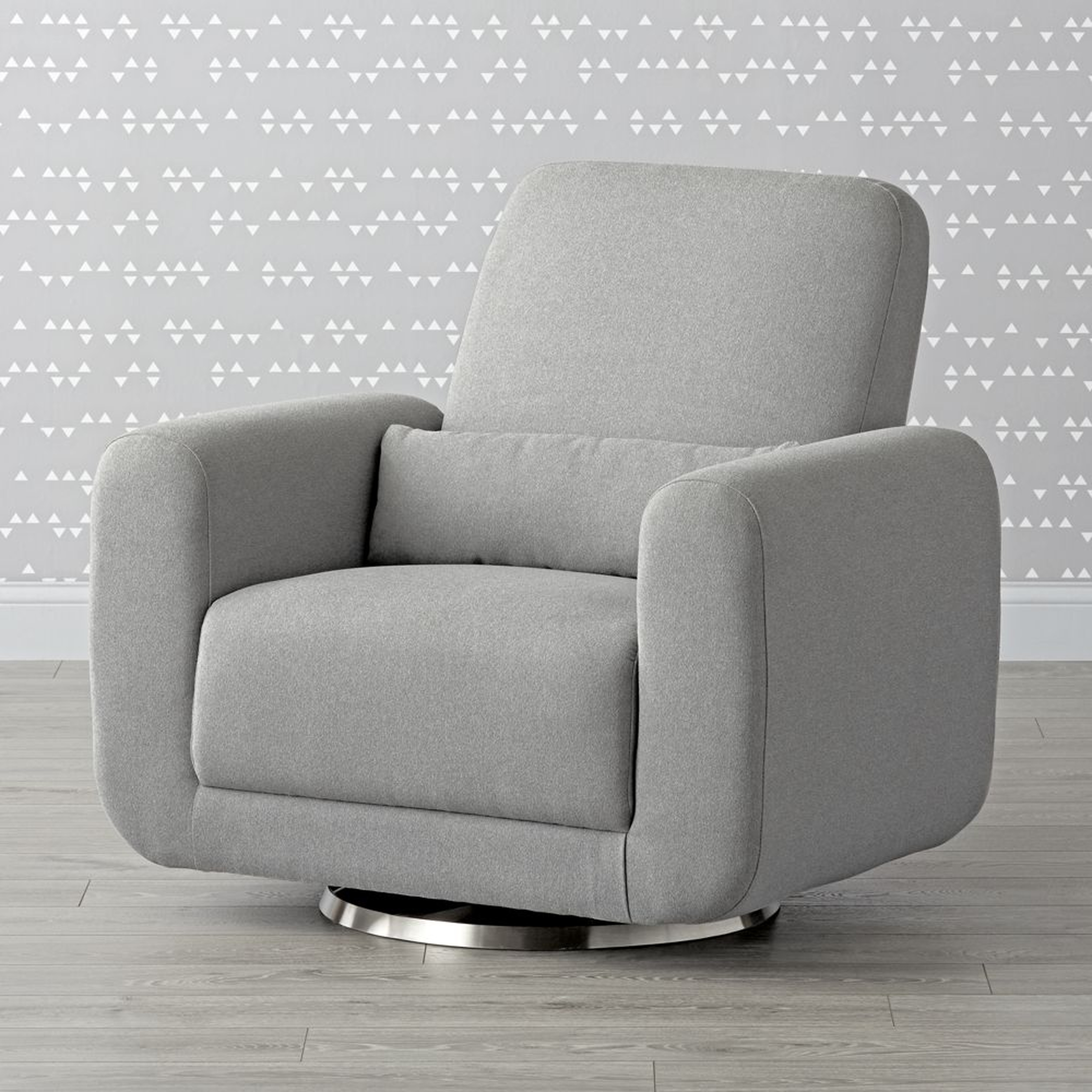 Babyletto Tuba Swivel Glider Chair and a Half - Crate and Barrel