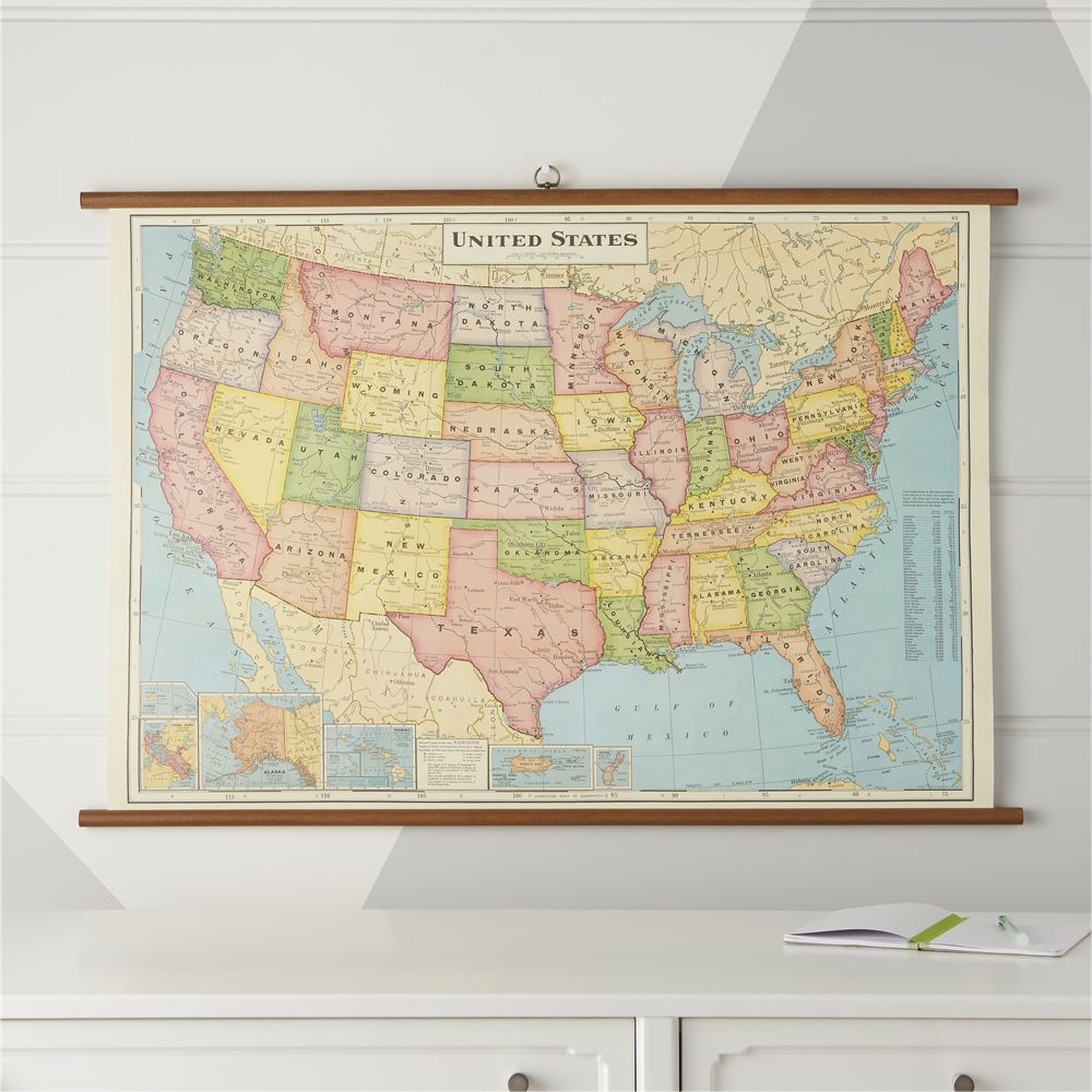 United States of America Chart - Crate and Barrel