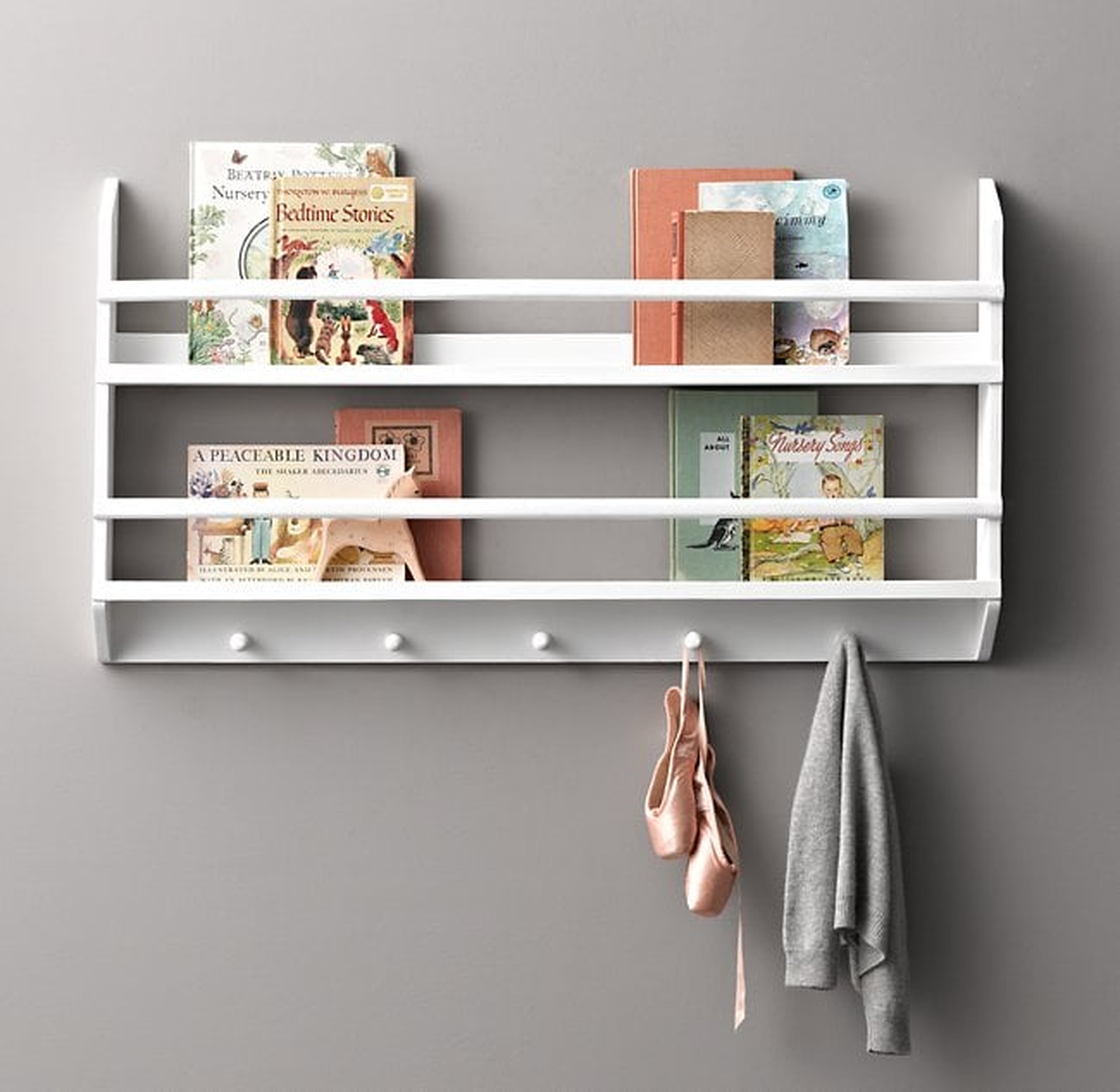 WOOD BOOK DISPLAY SHELVES - SMALL - RH Baby & Child