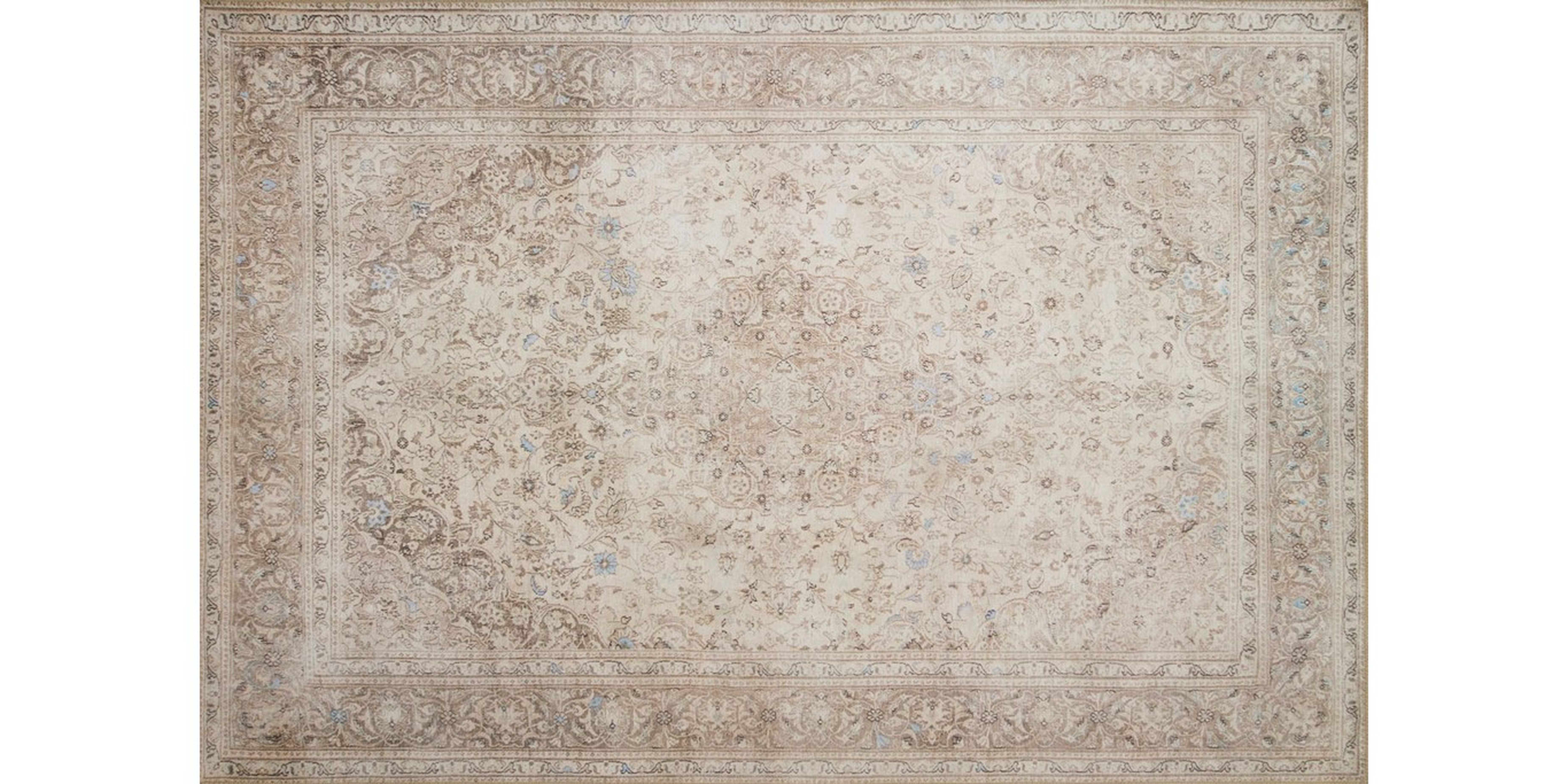 LQ-03 SAND / TAUPE Rug, 7'6" x 9'6" - Loloi Rugs