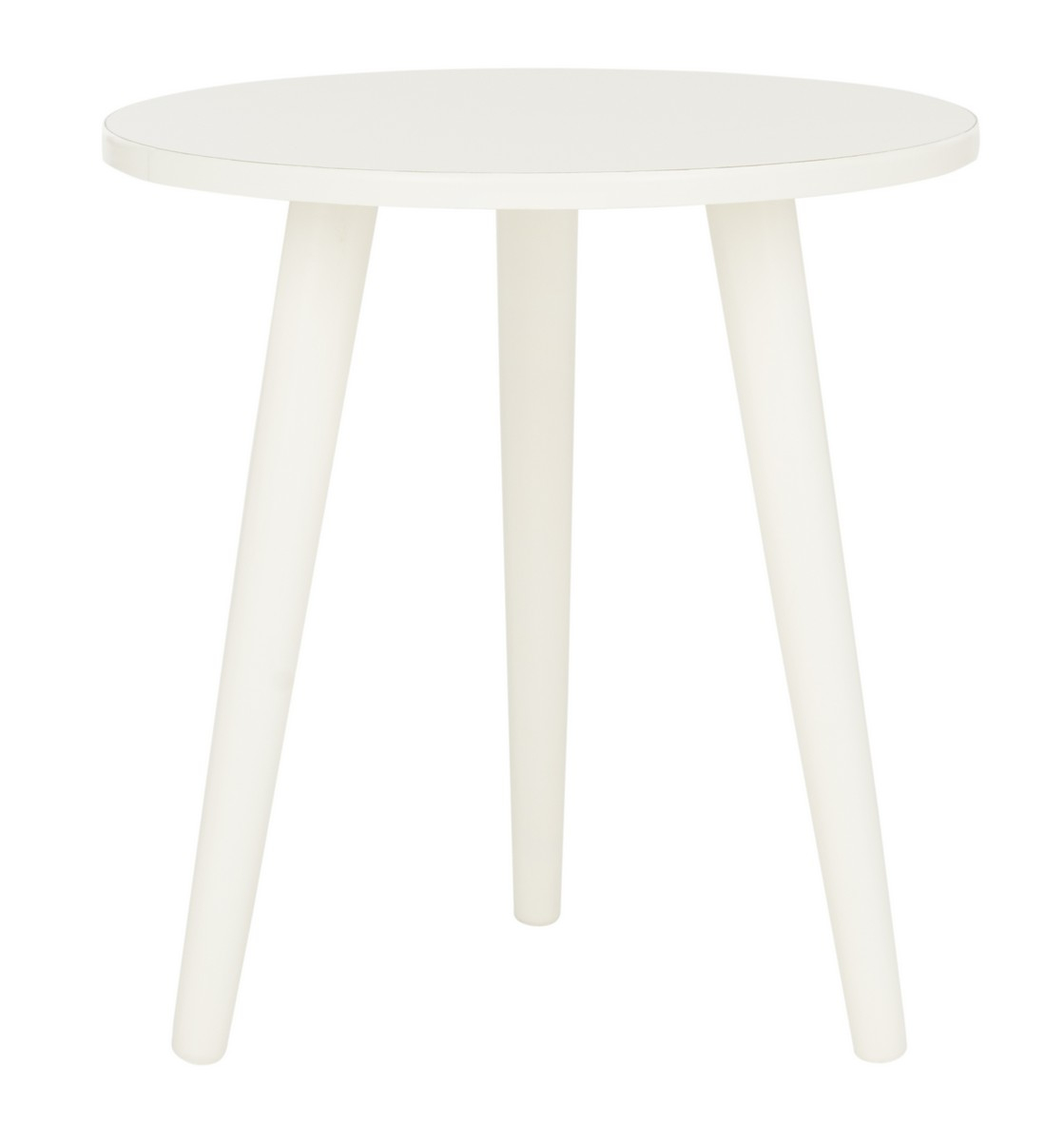 Orion Round Accent Table - Antique/White - Safavieh - Arlo Home