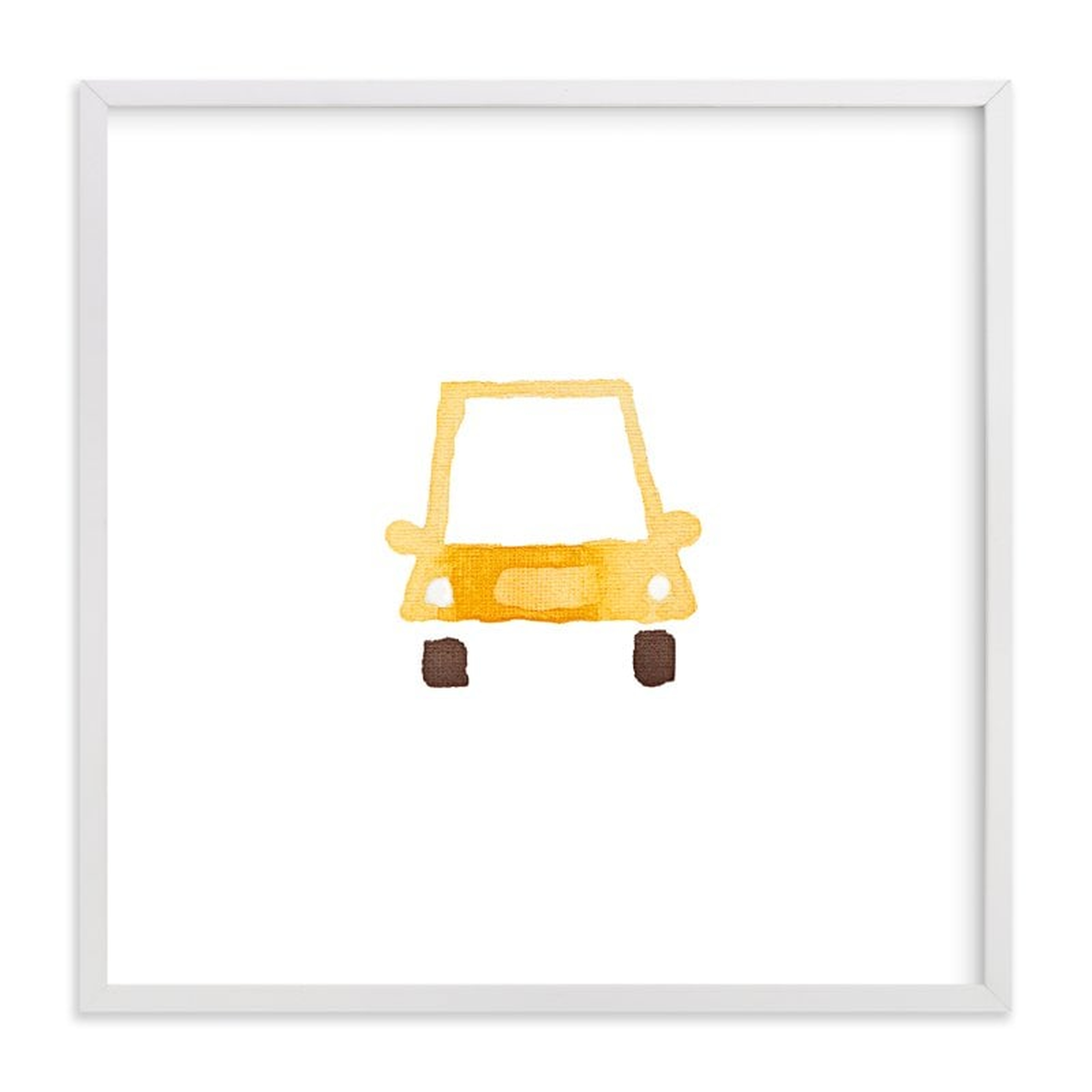 Yellow Car Art - Minted