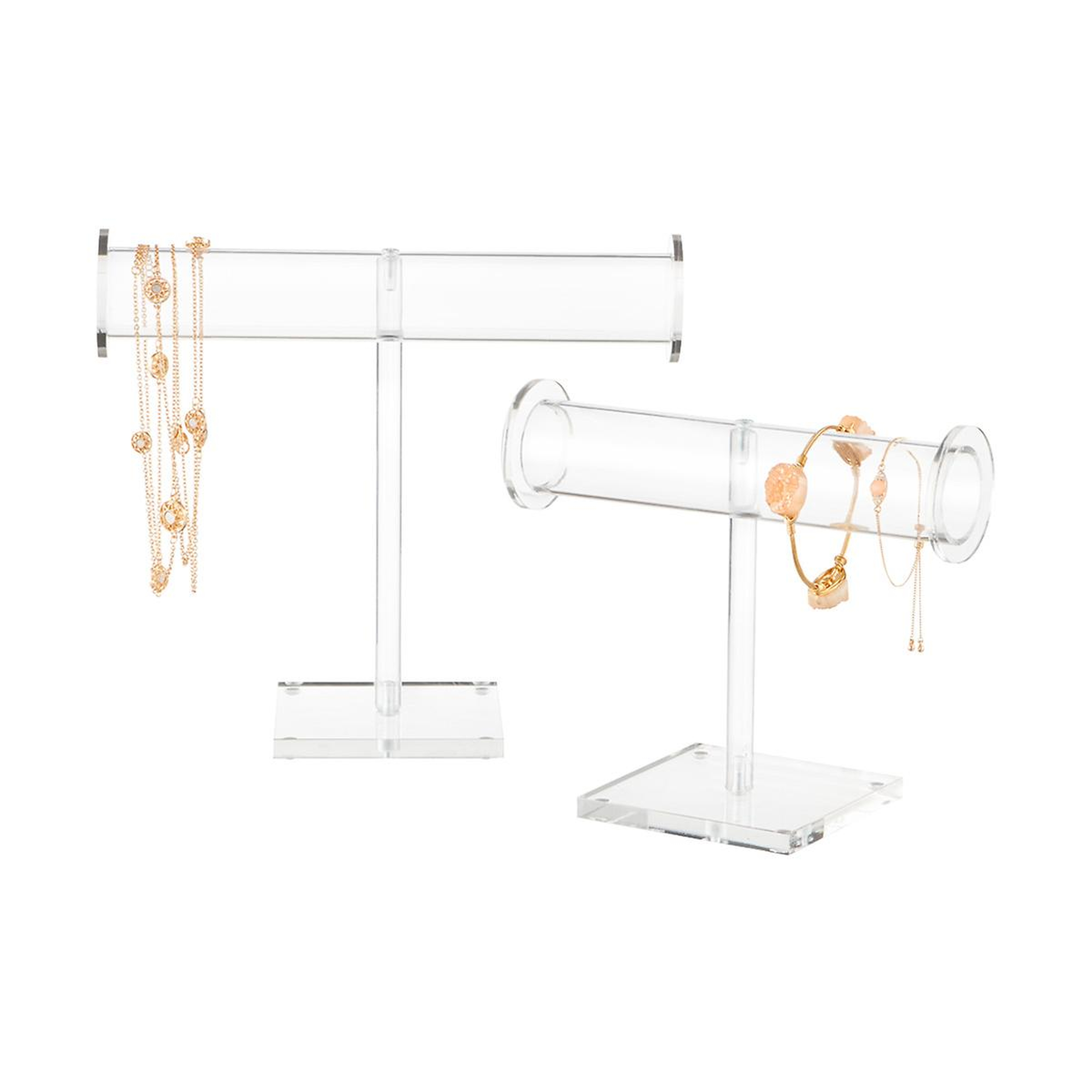 Acrylic Necklace Stand Clear - containerstore.com