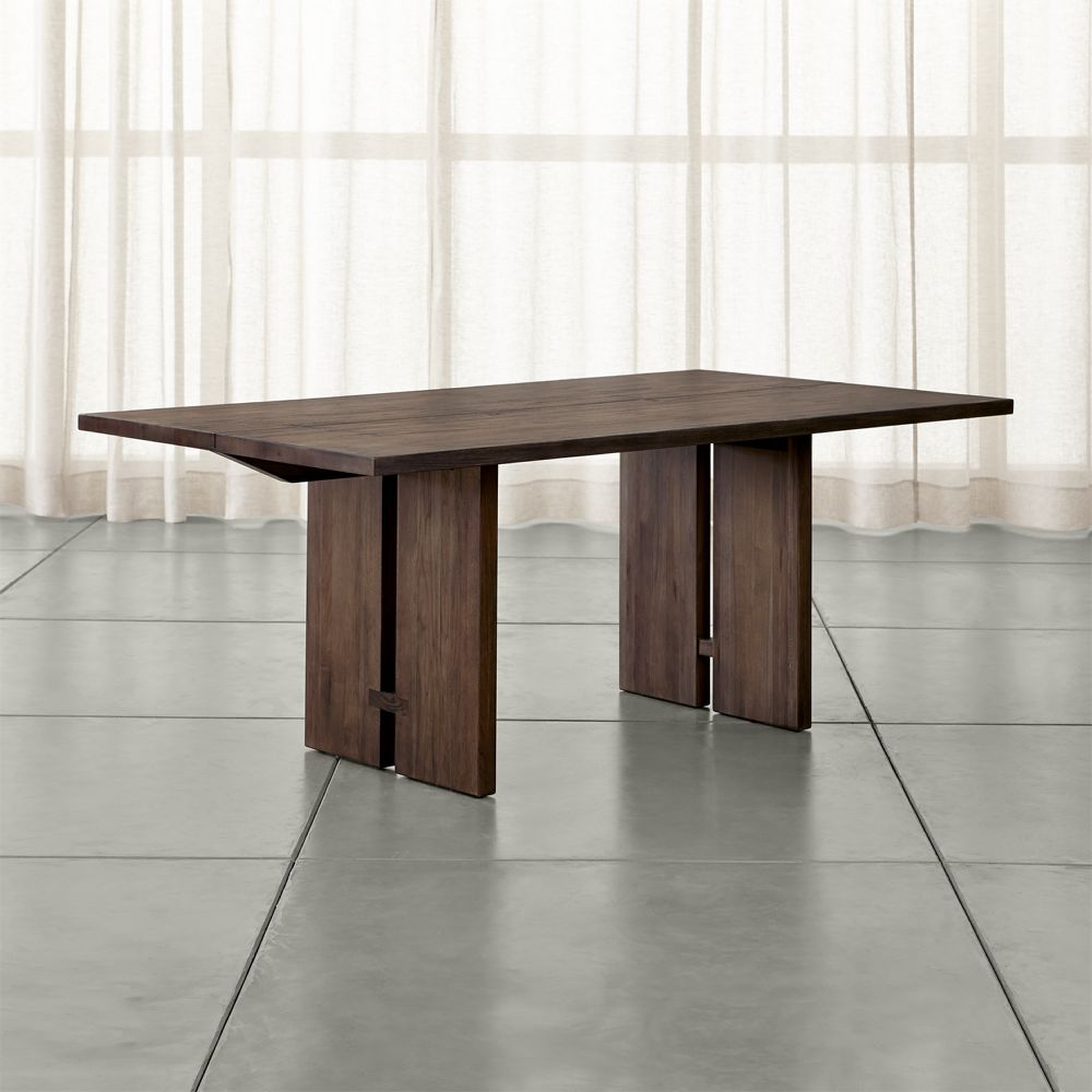 Monarch Shiitake 76" Dining Table - Crate and Barrel