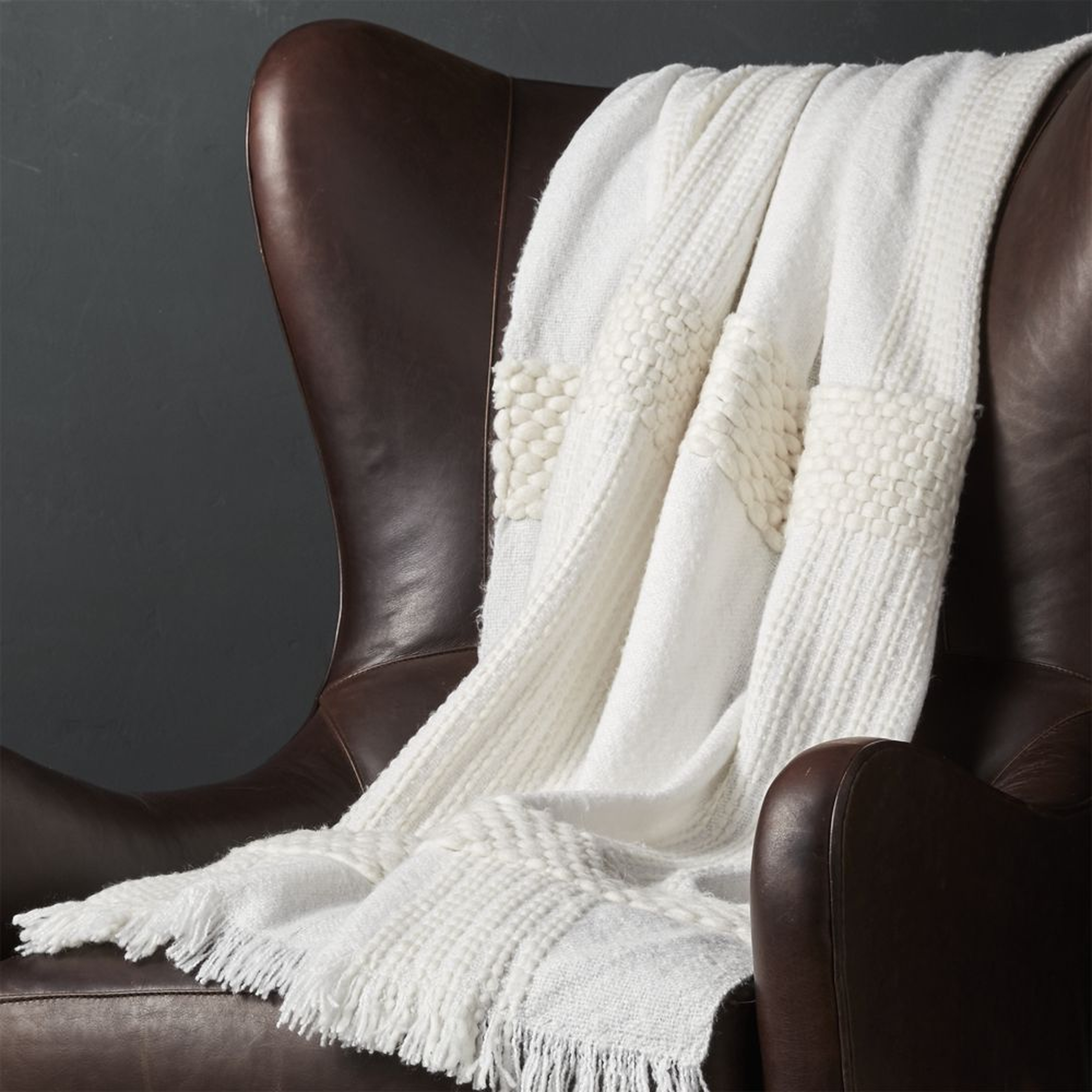 Covello Chunky Throw Blanket - Crate and Barrel