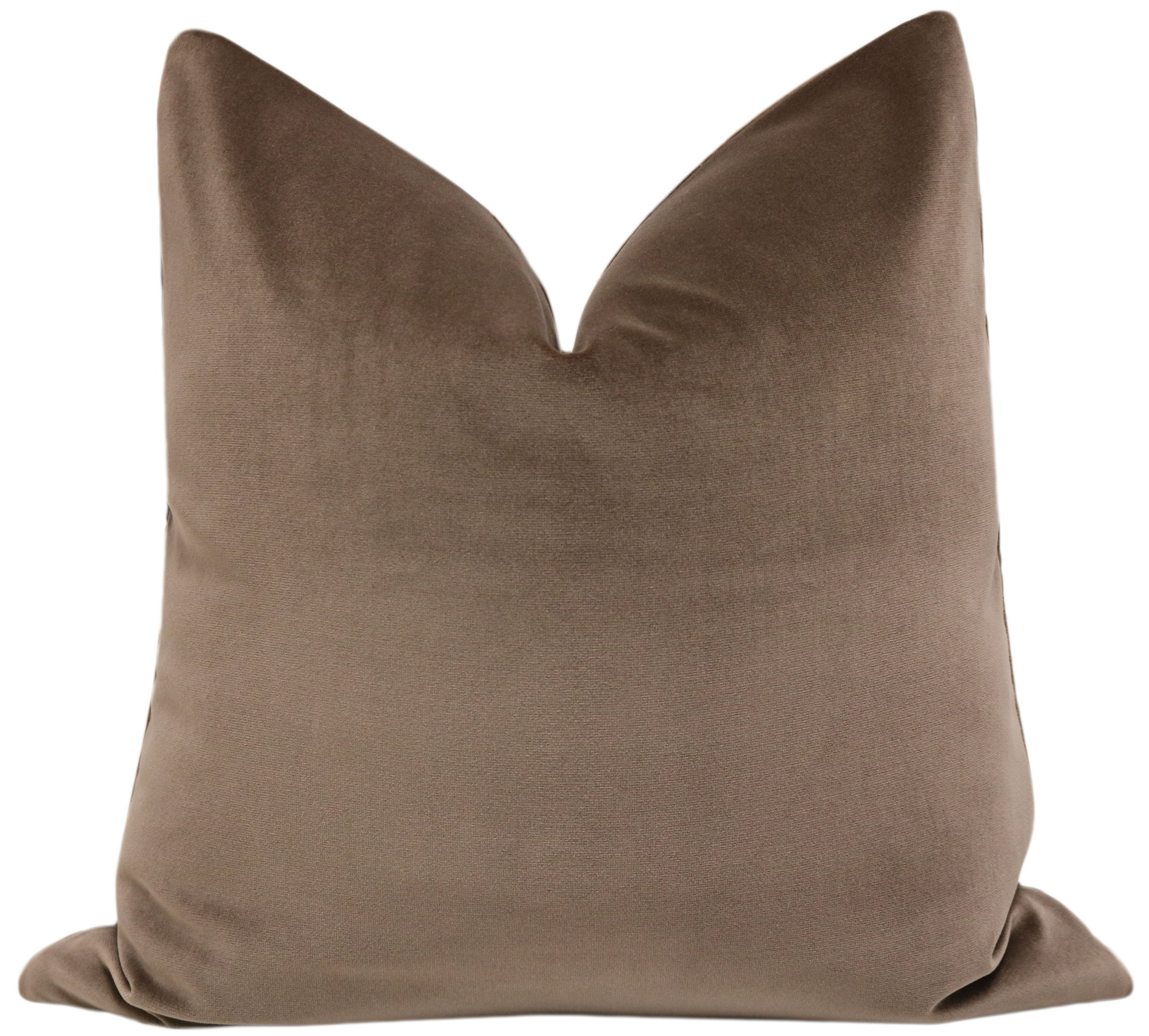 Signature Velvet // Truffle - 20" X 20" - Little Design Company