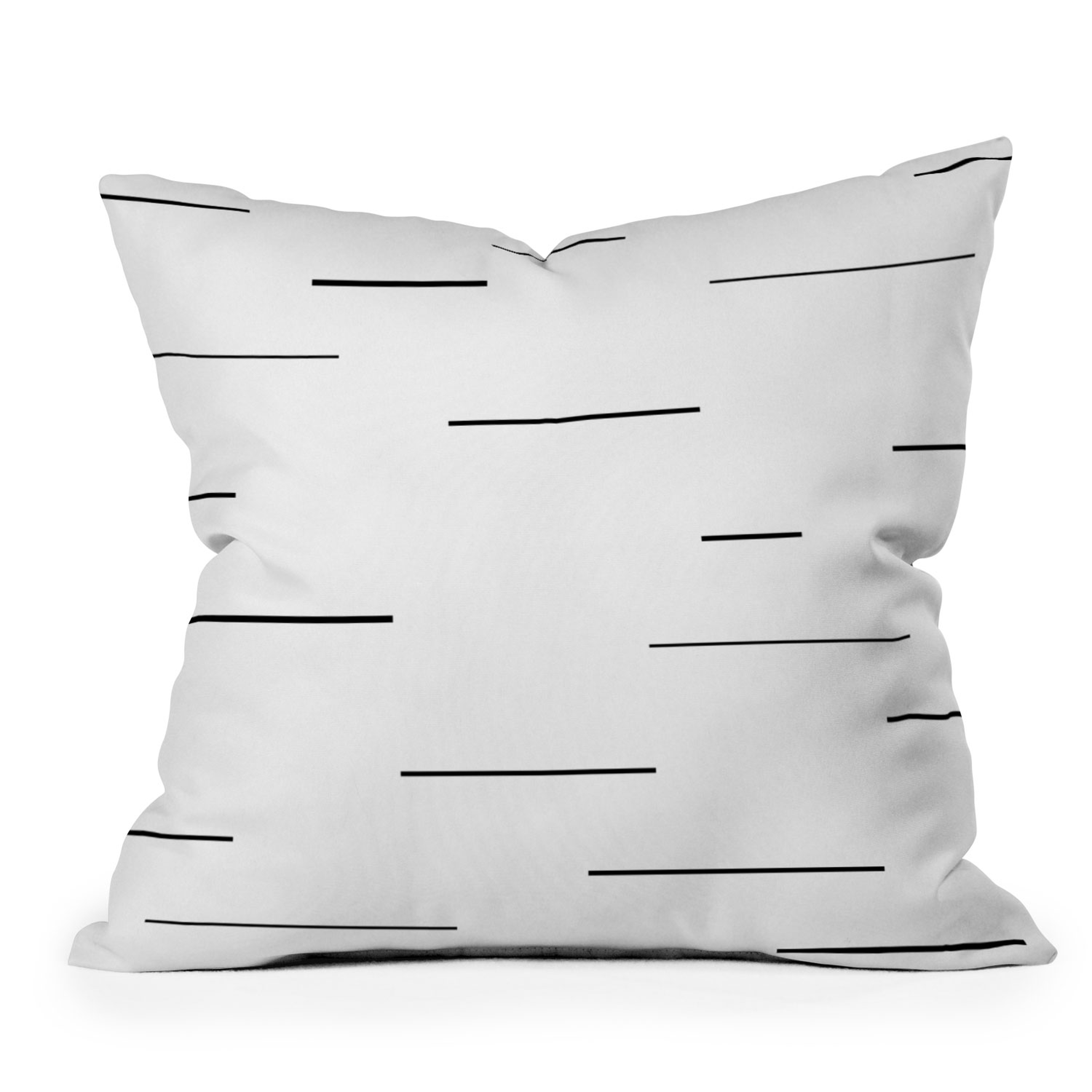 Modern Lines by Kelly Haines - Outdoor Throw Pillow 18" x 18" - Wander Print Co.