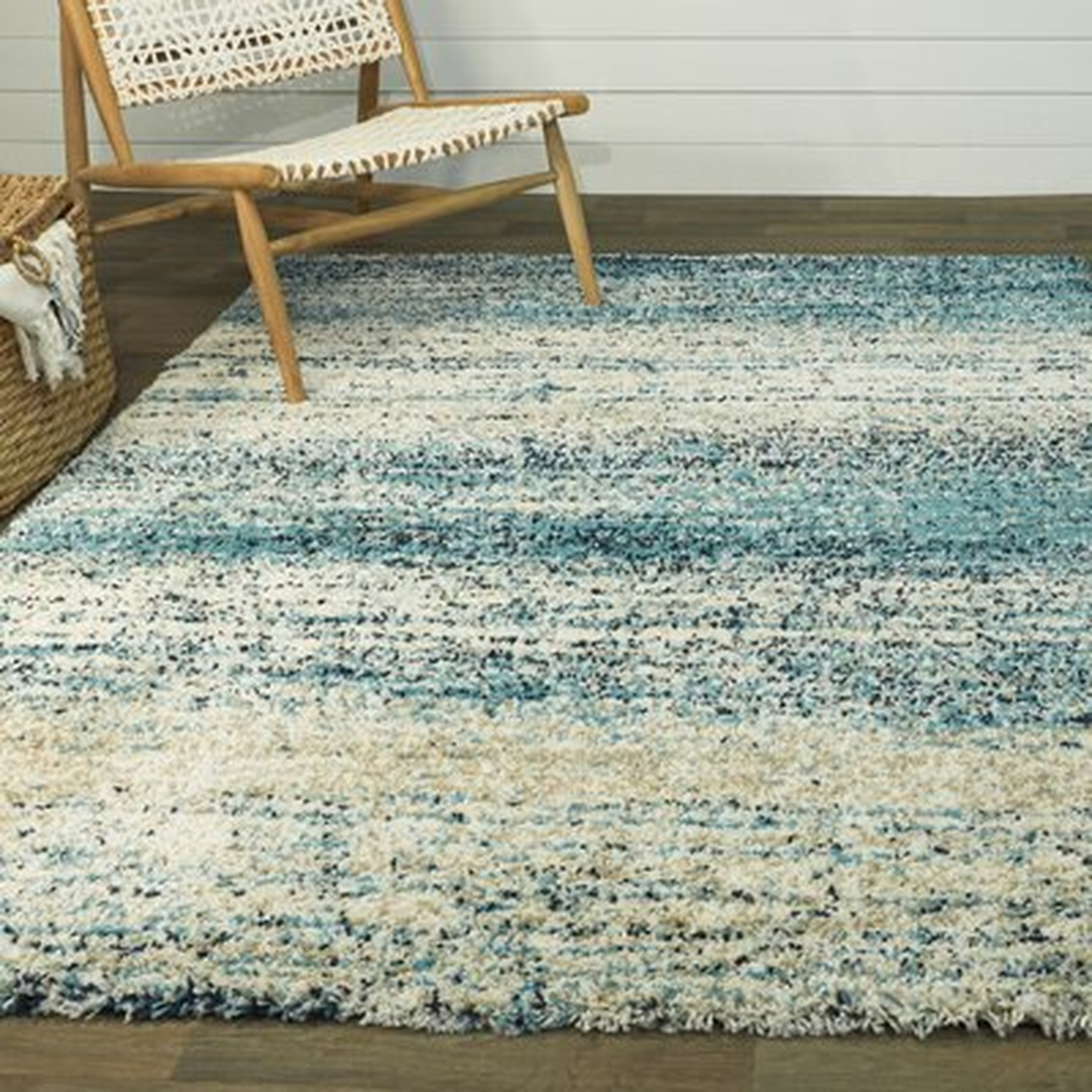 Holtzman Teal Area Rug - Wayfair