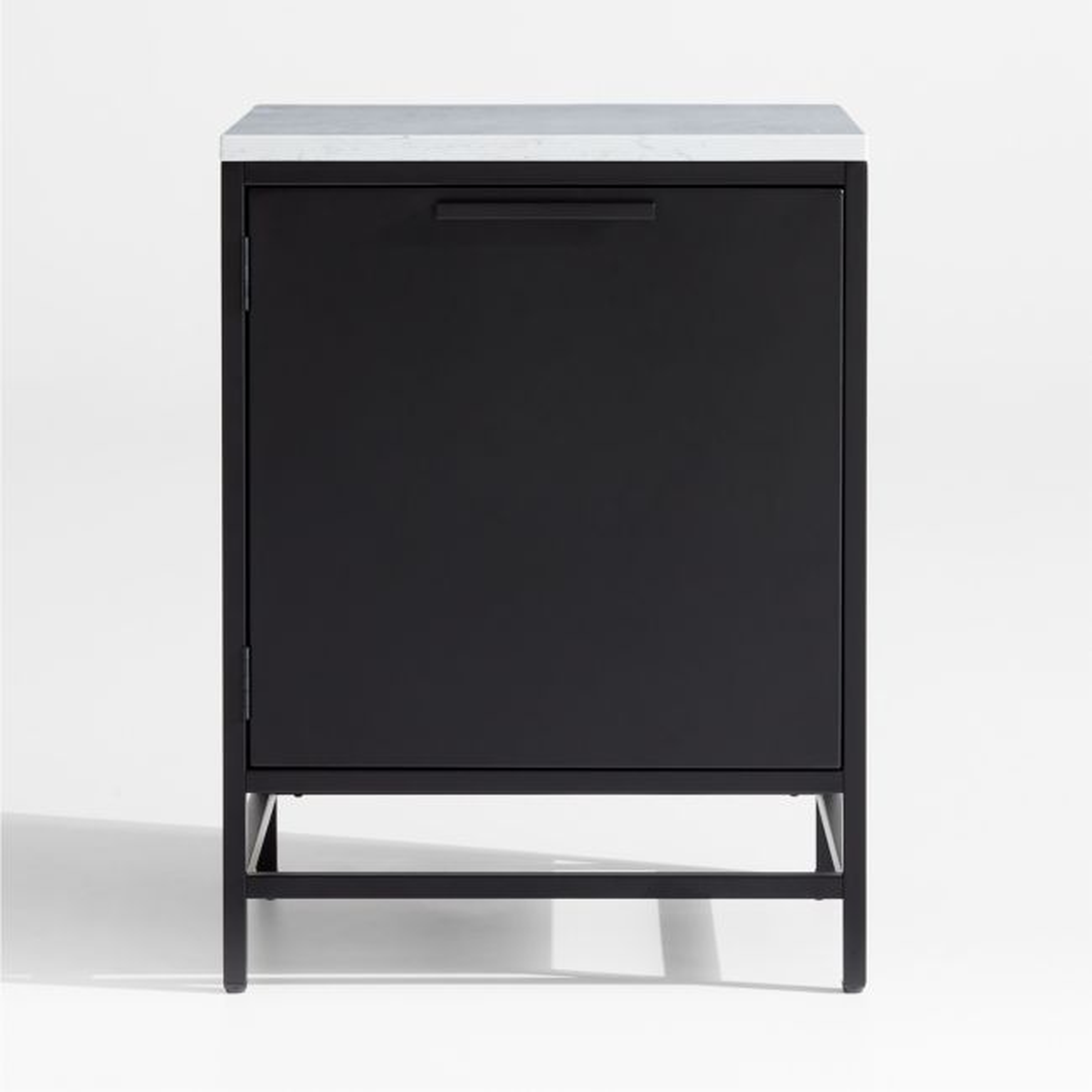 Alfresco Black Single Outdoor Kitchen Cabinet - Crate and Barrel