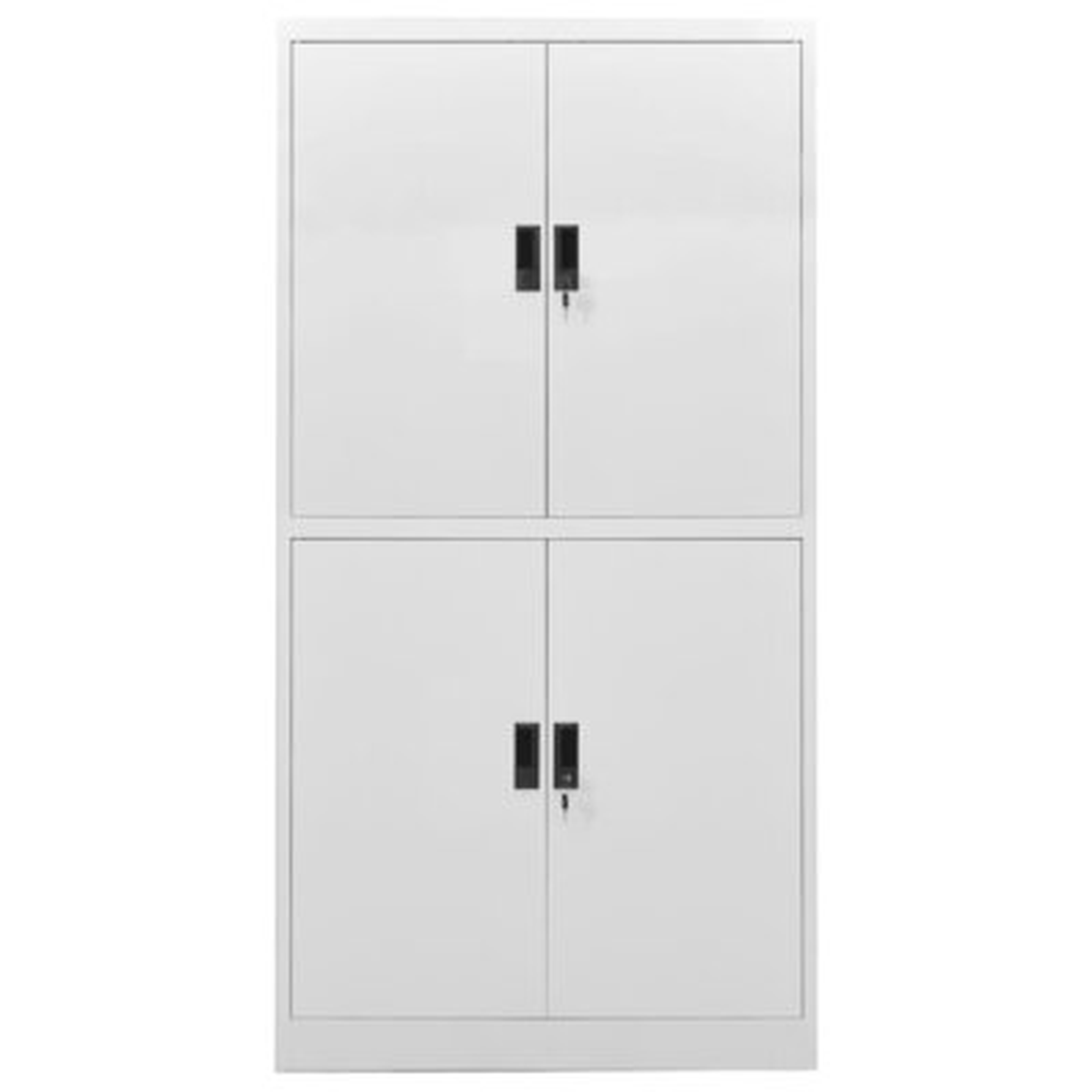Inbox Zero Office Cabinet Light Gray 35.4"X15.7"X70.9" Steel - Wayfair