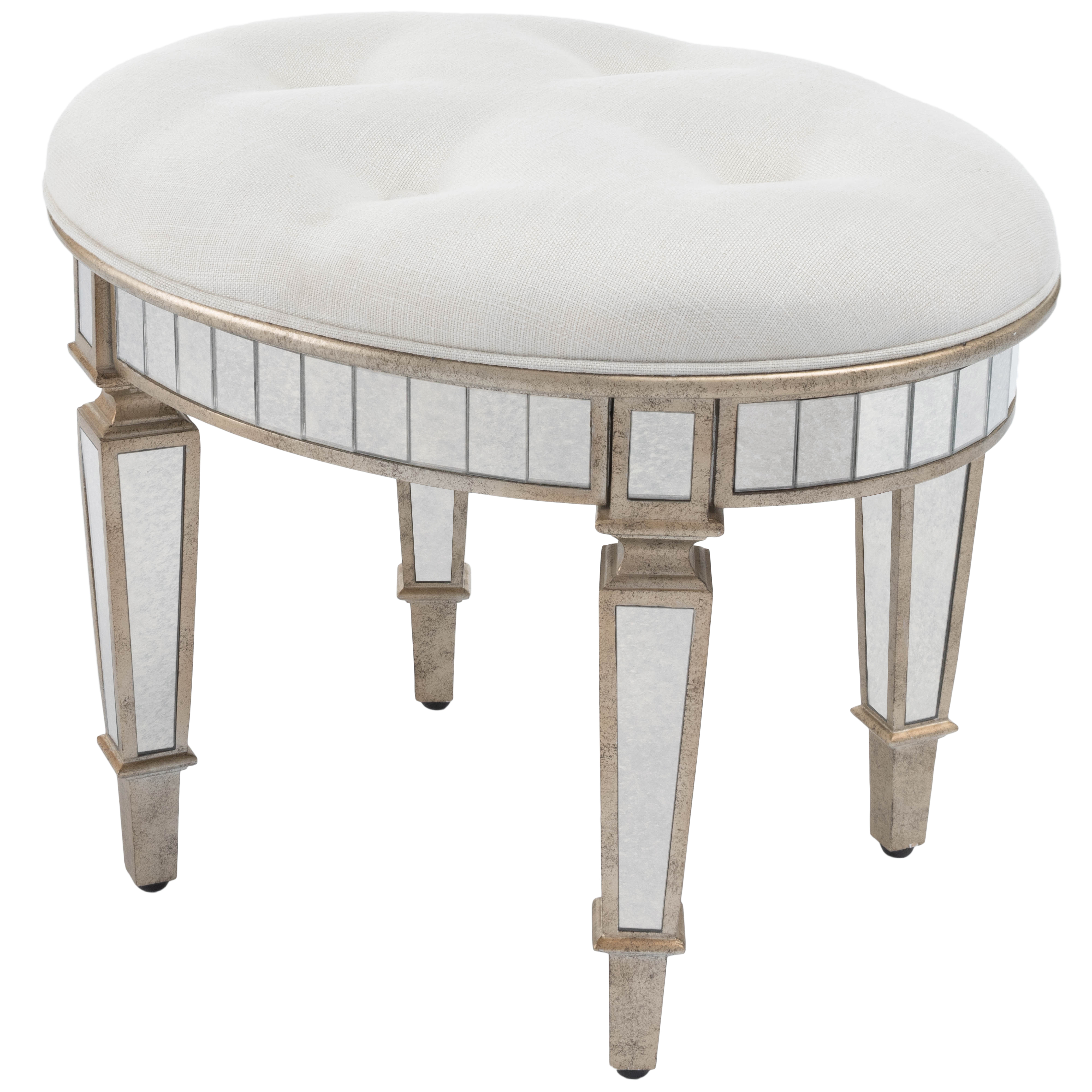 Garbo Mirror Vanity Stool - Butler Specialty Co.
