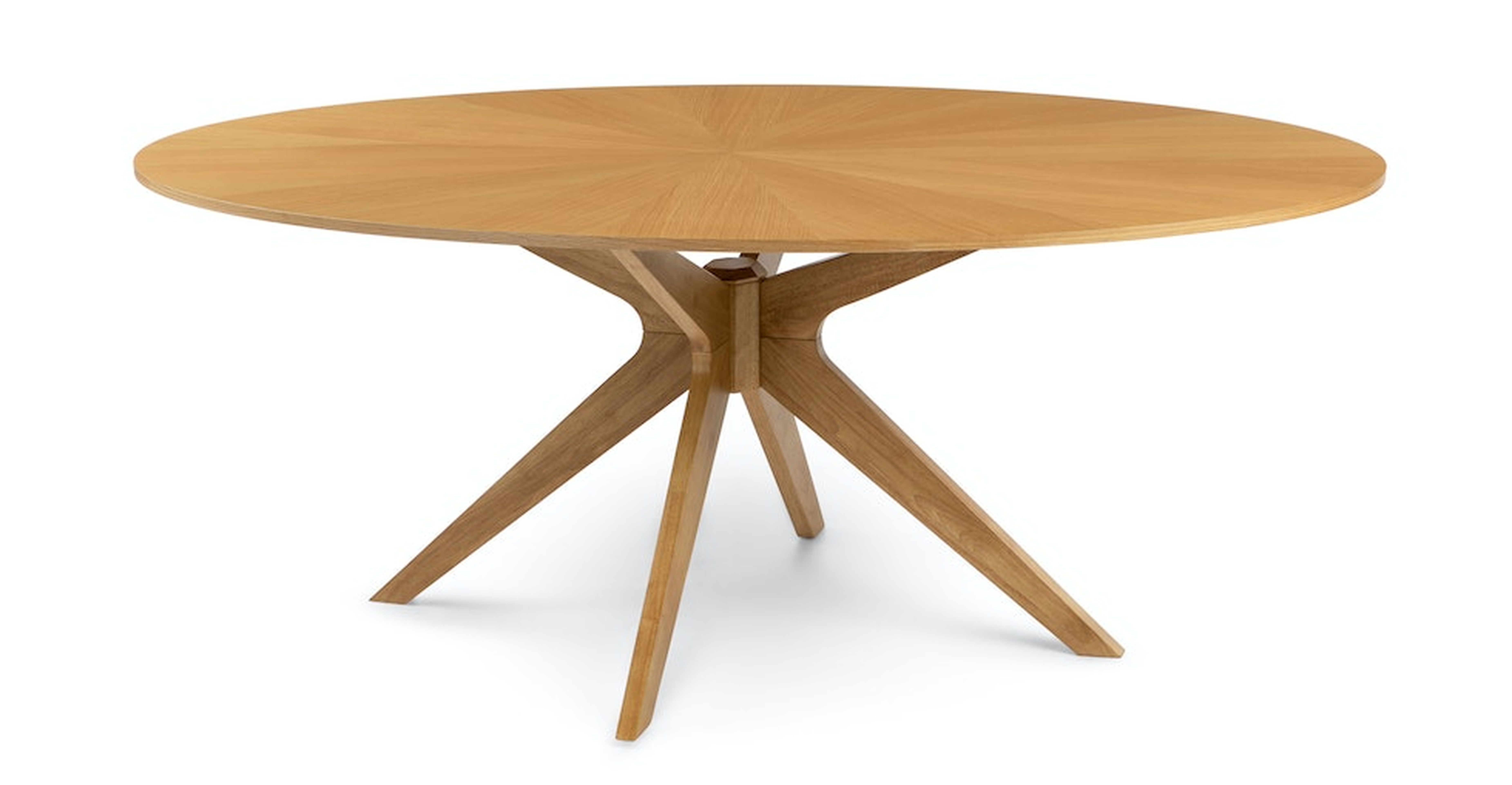 Conan 75" Oval Dining Table - Oak - Article