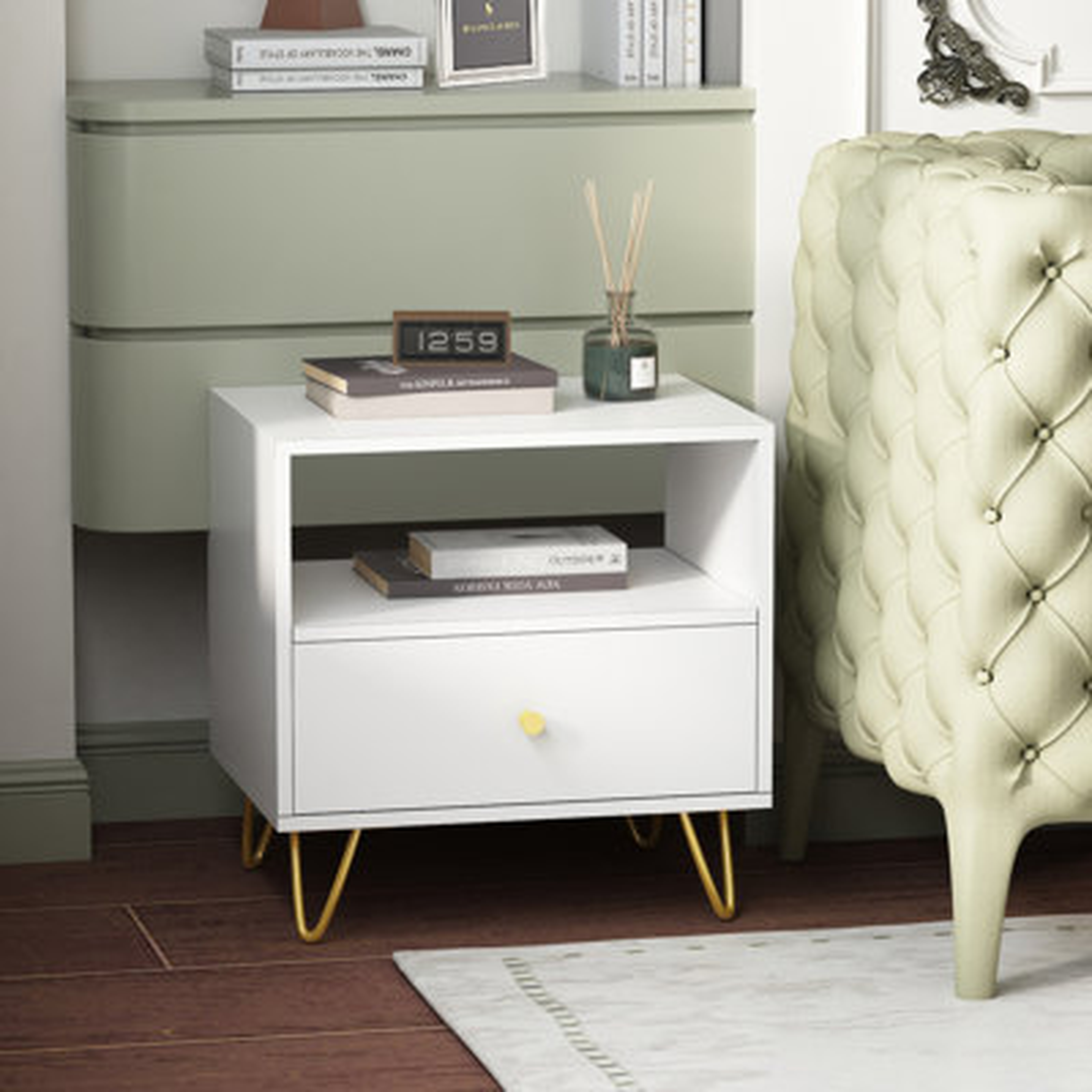 2-Drawer Night Stand - Wayfair