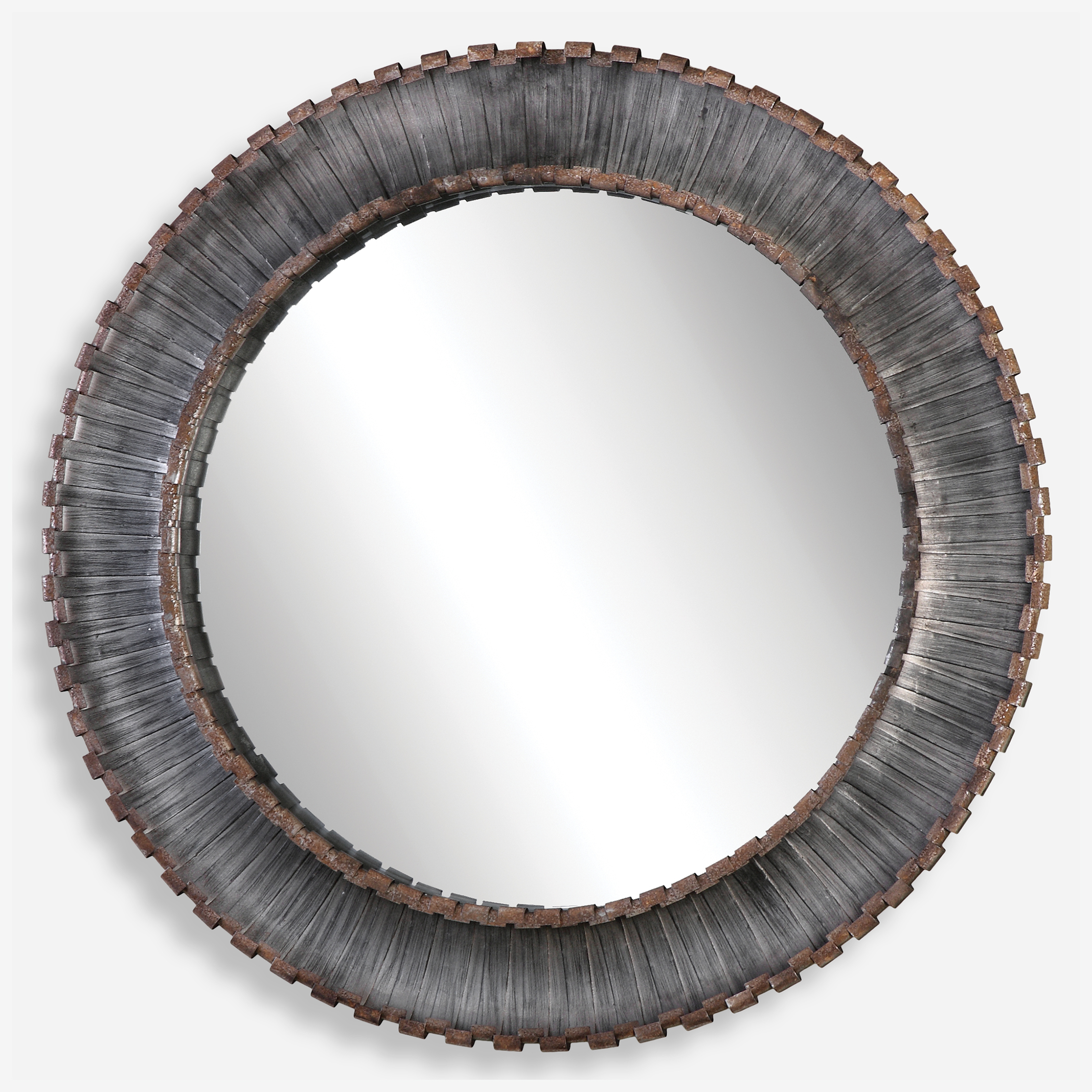 Tanaina Silver Round Mirror - Uttermost