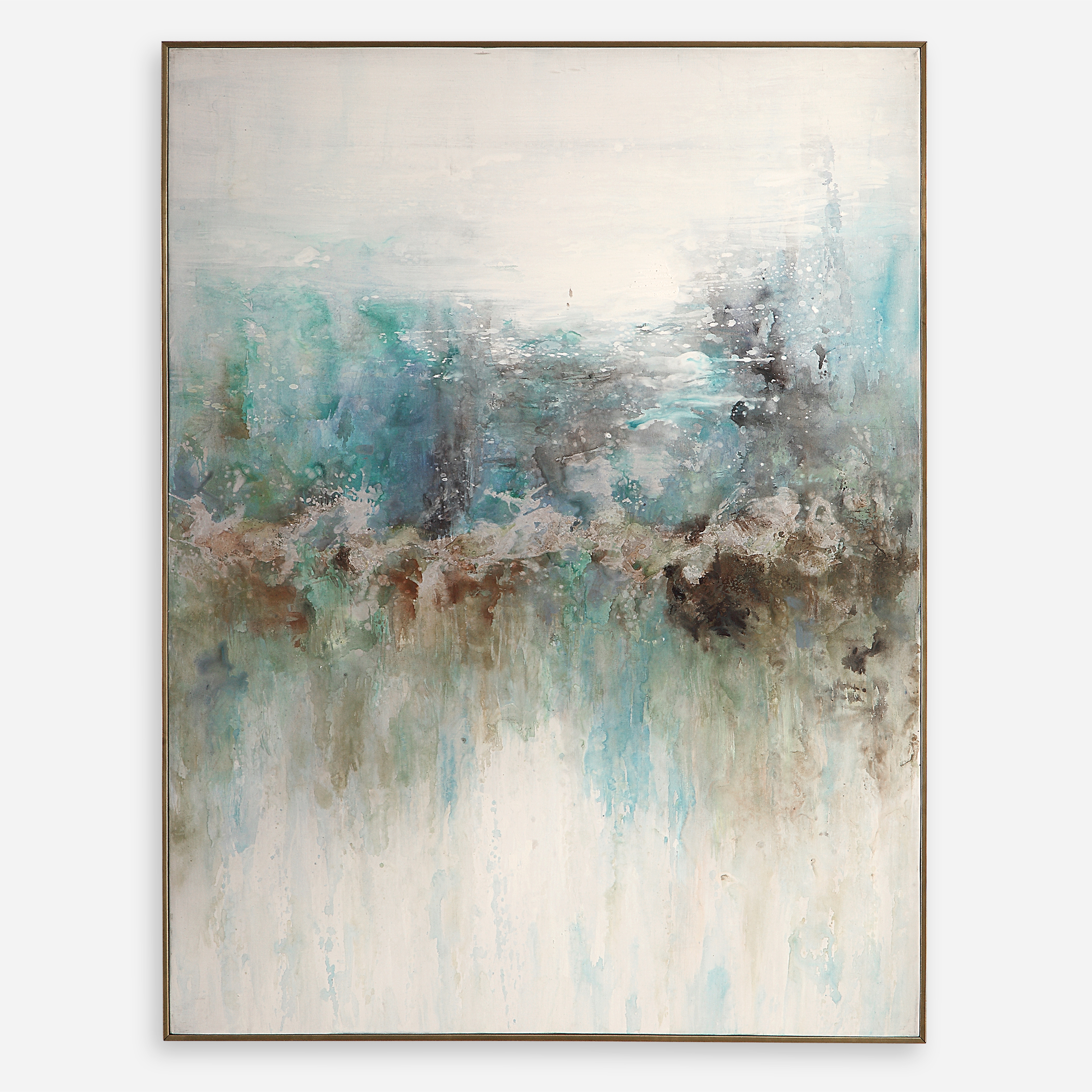 Mountain Top Abstract Art - Uttermost