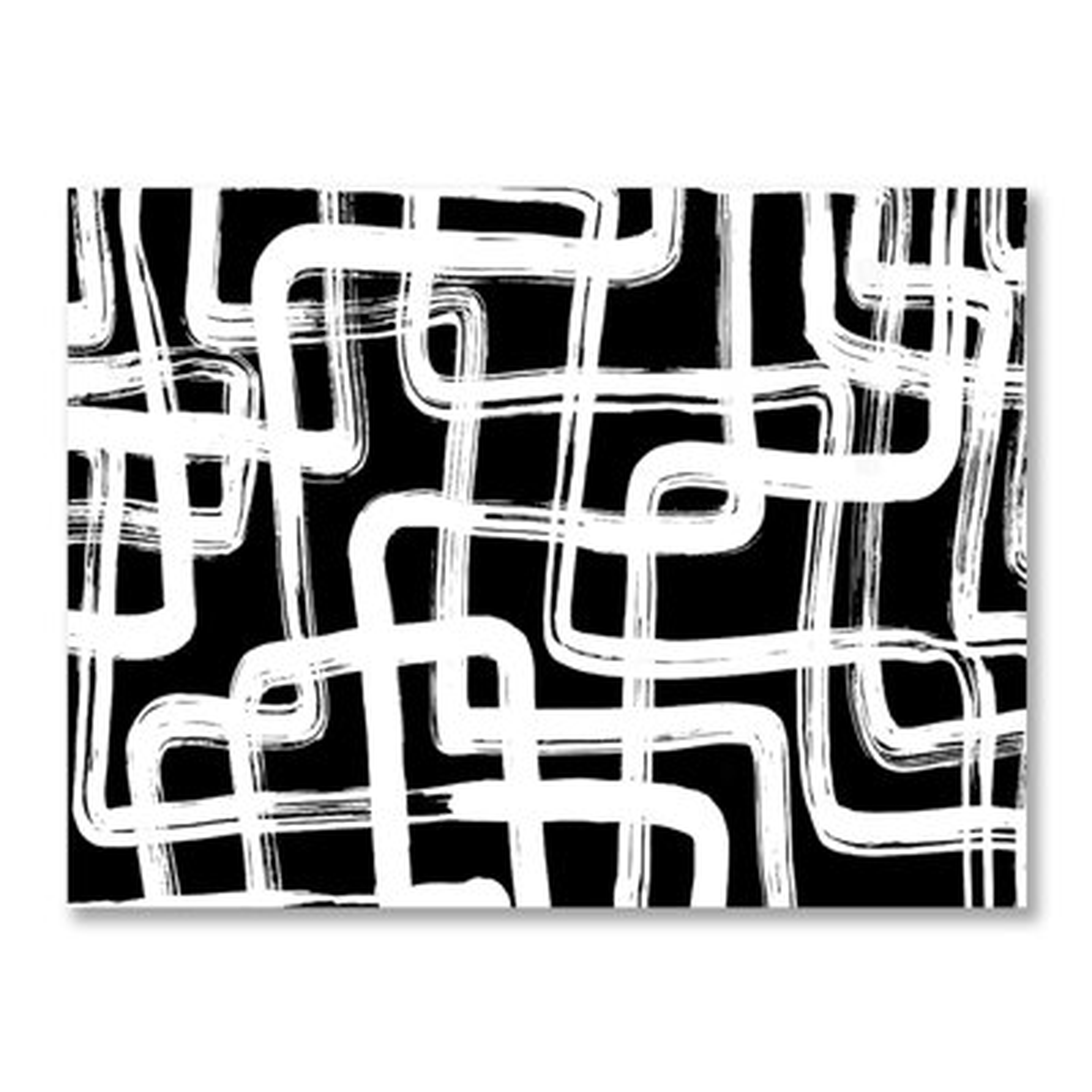 Abstract Art - "Grunge" Abstract Art Print On Acrylic - Wayfair