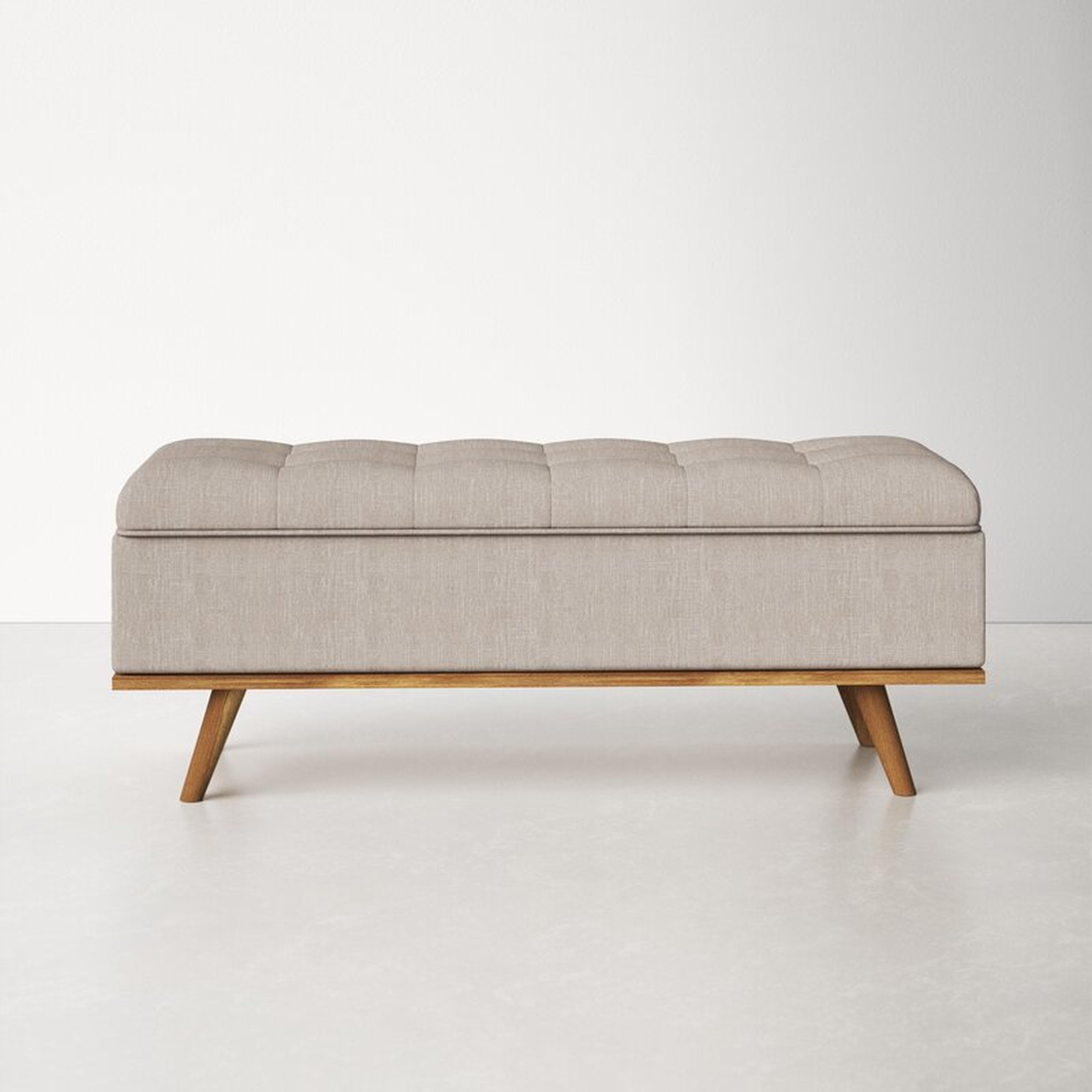 Davina Upholstered Flip Top Storage Bench - Wayfair