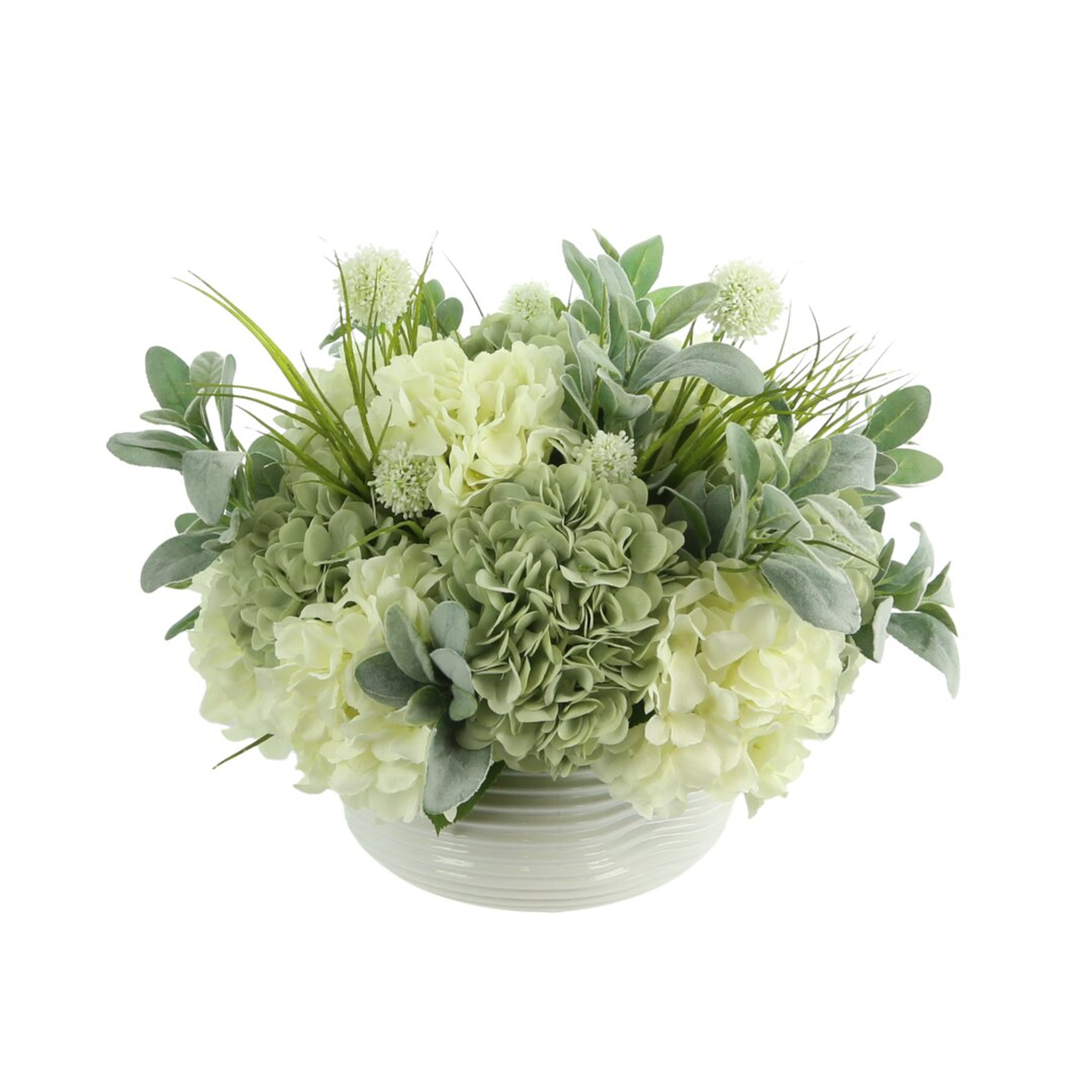"Creative Displays, Inc. Mixed Hydrangea Arrangement" - Perigold