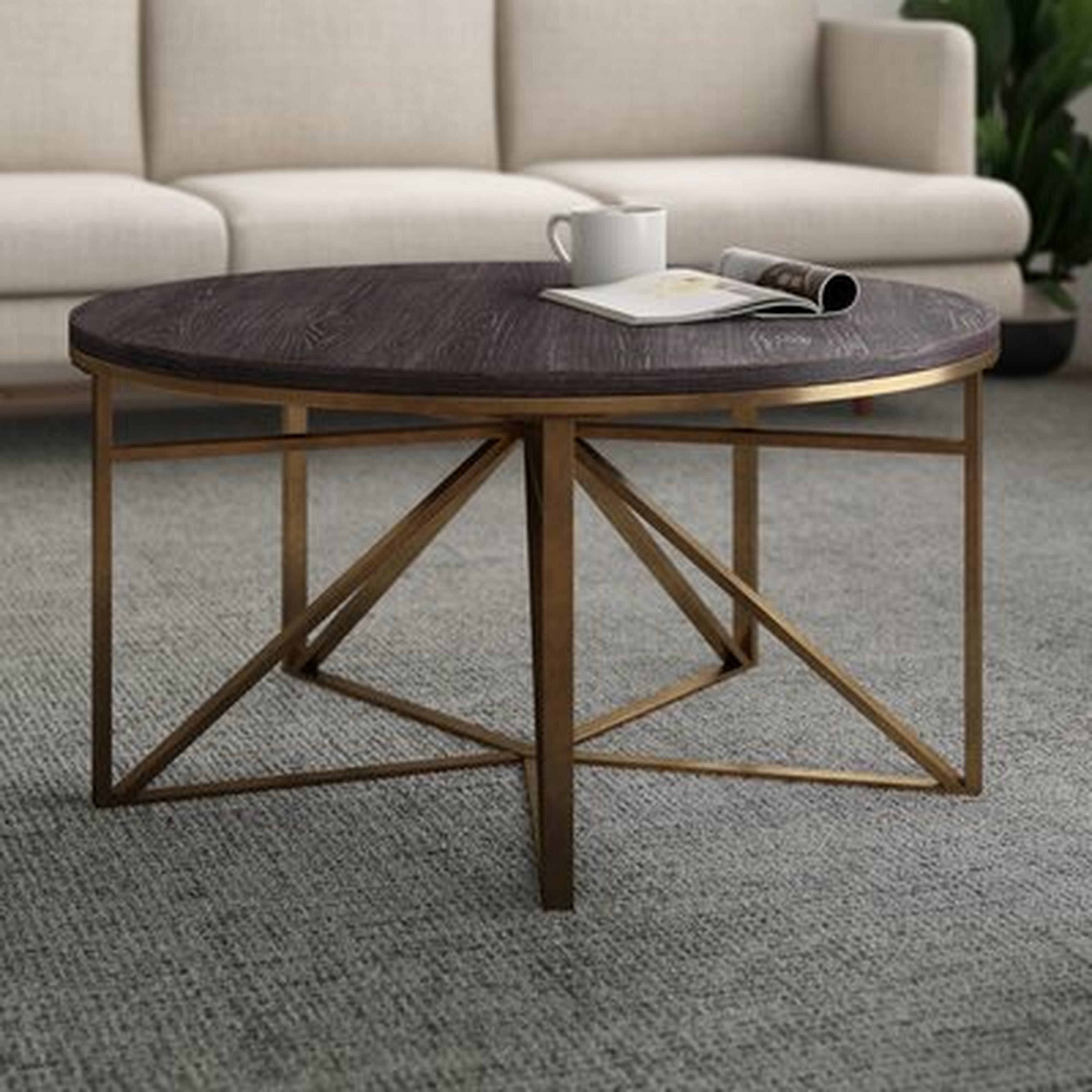 Kamryn Pedestal Coffee Table - AllModern