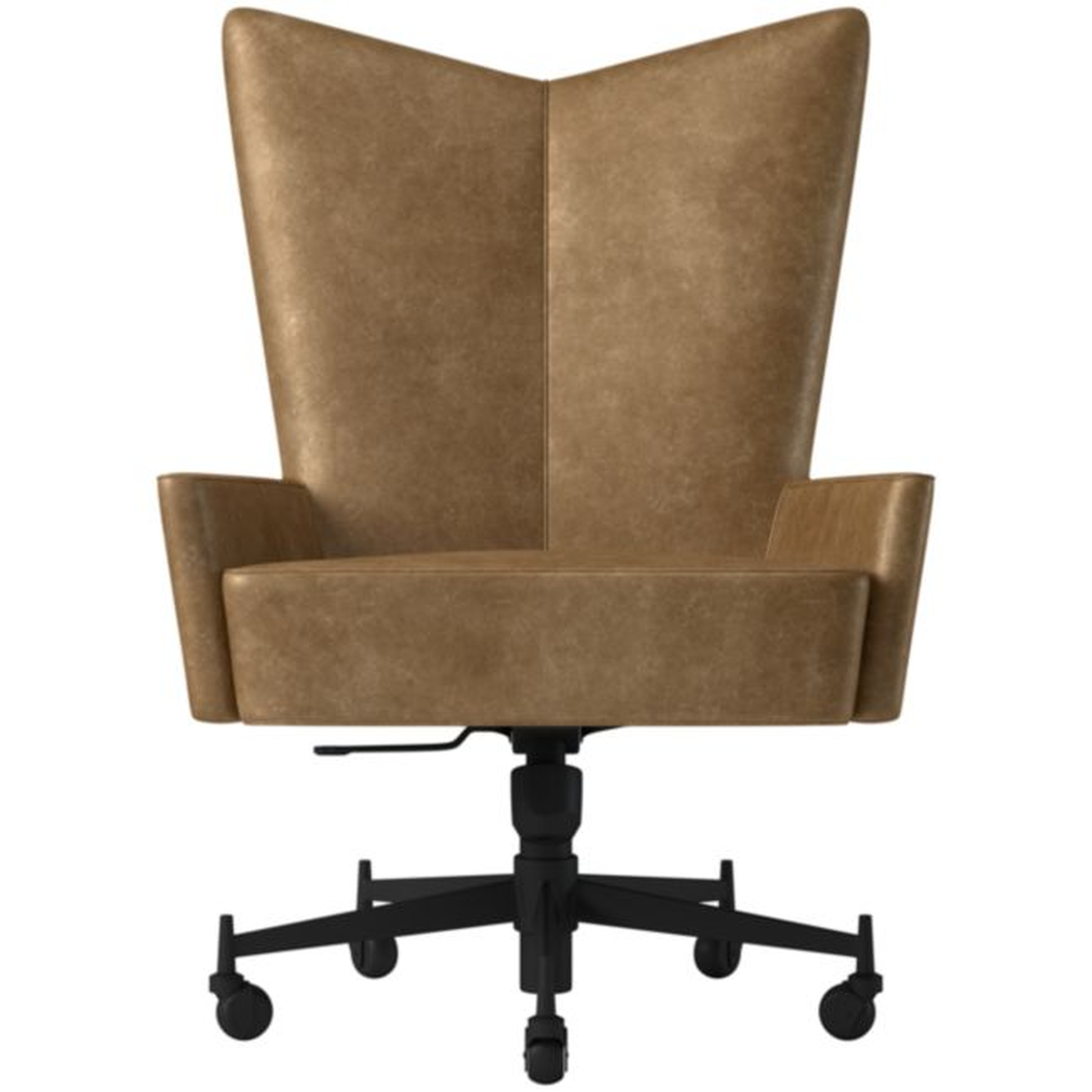 Bowtie Leather Office Chair Model 3002 Bello Saddle - CB2