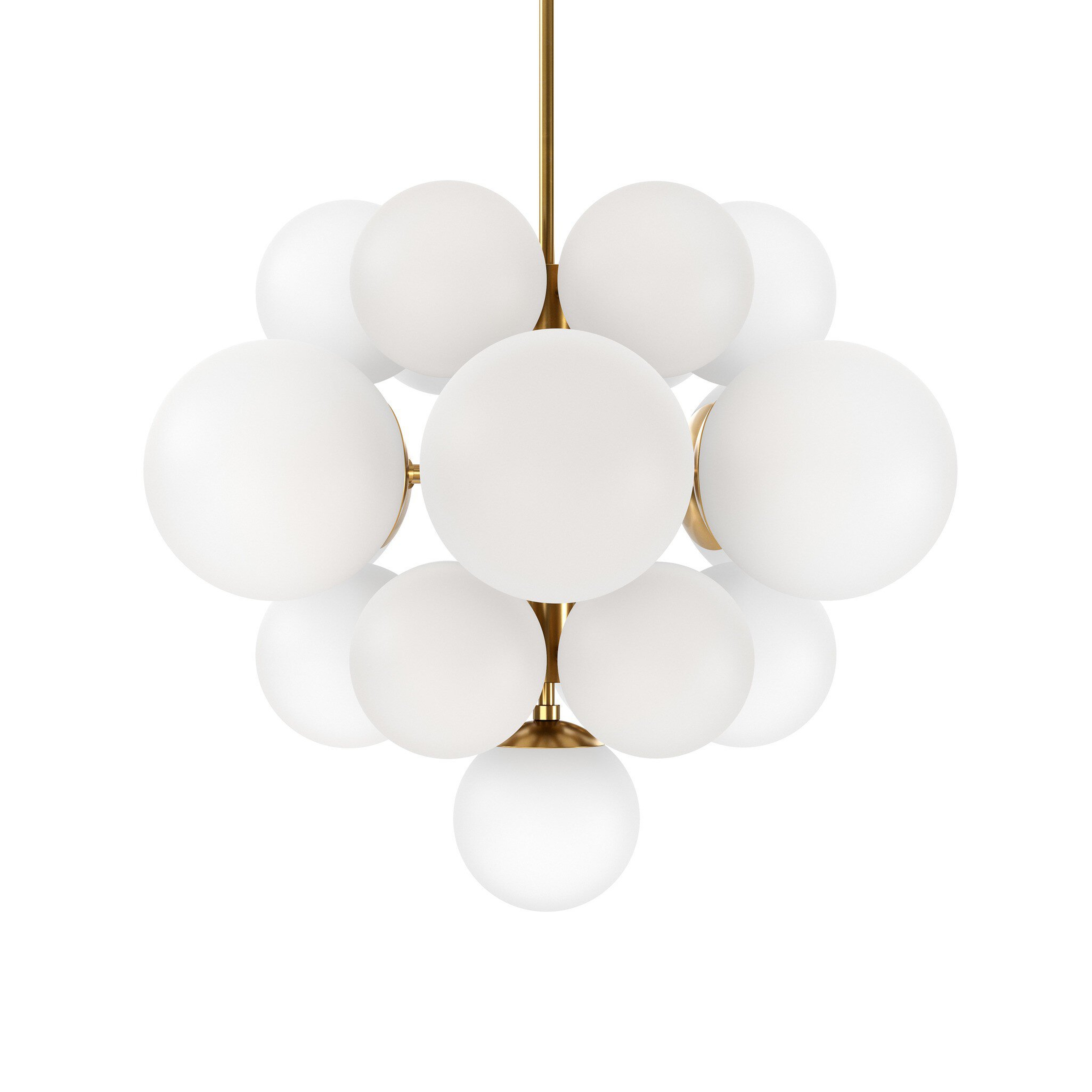 Nova Chandelier - Burnished Brass - Four Hands