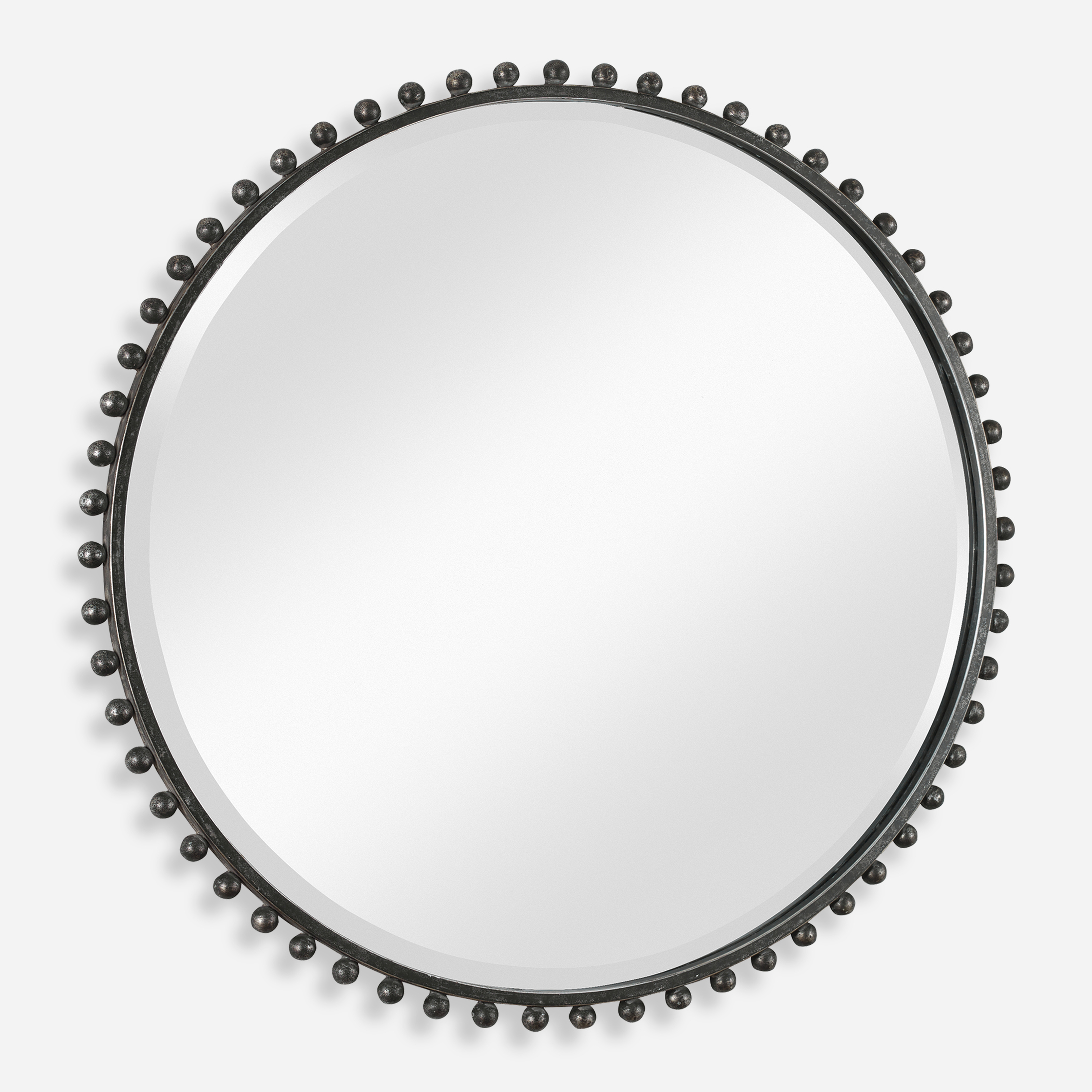 Taza Round Iron Mirror - Uttermost