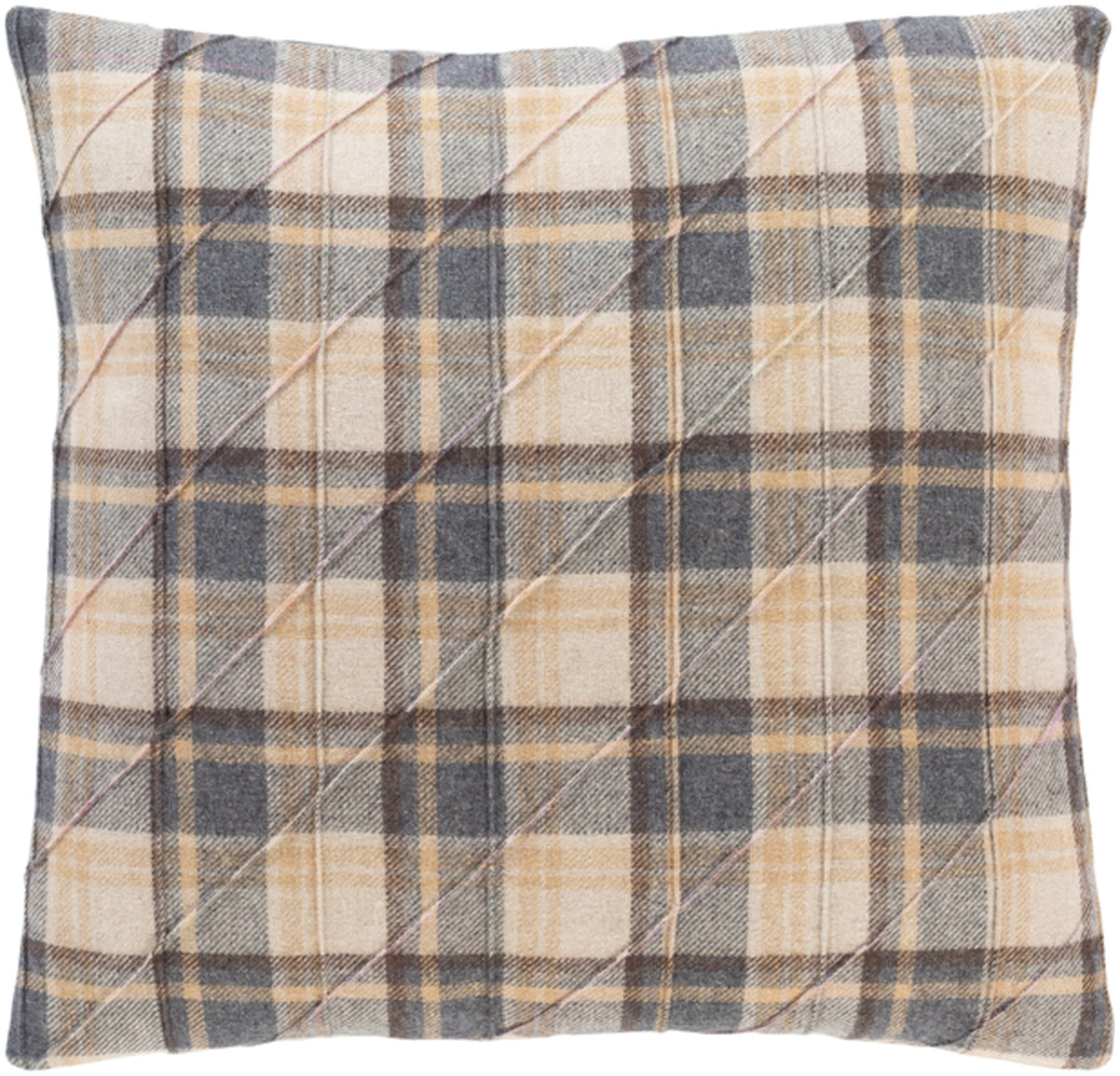 Huxley Pillow Cover, 22" x 22", Taupe - DISCONTINUED - Cove Goods